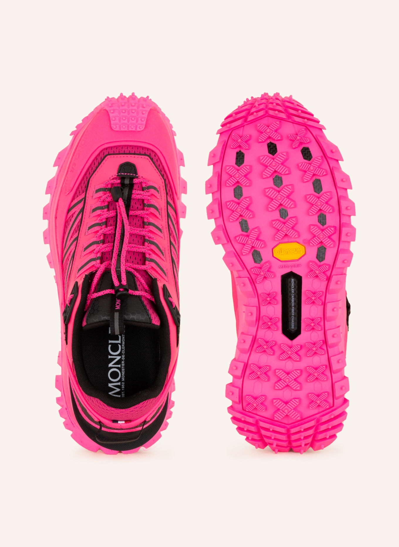 MONCLER GRENOBLE Sneakers TRAILGRIP, Color: NEON PINK (Image 5)