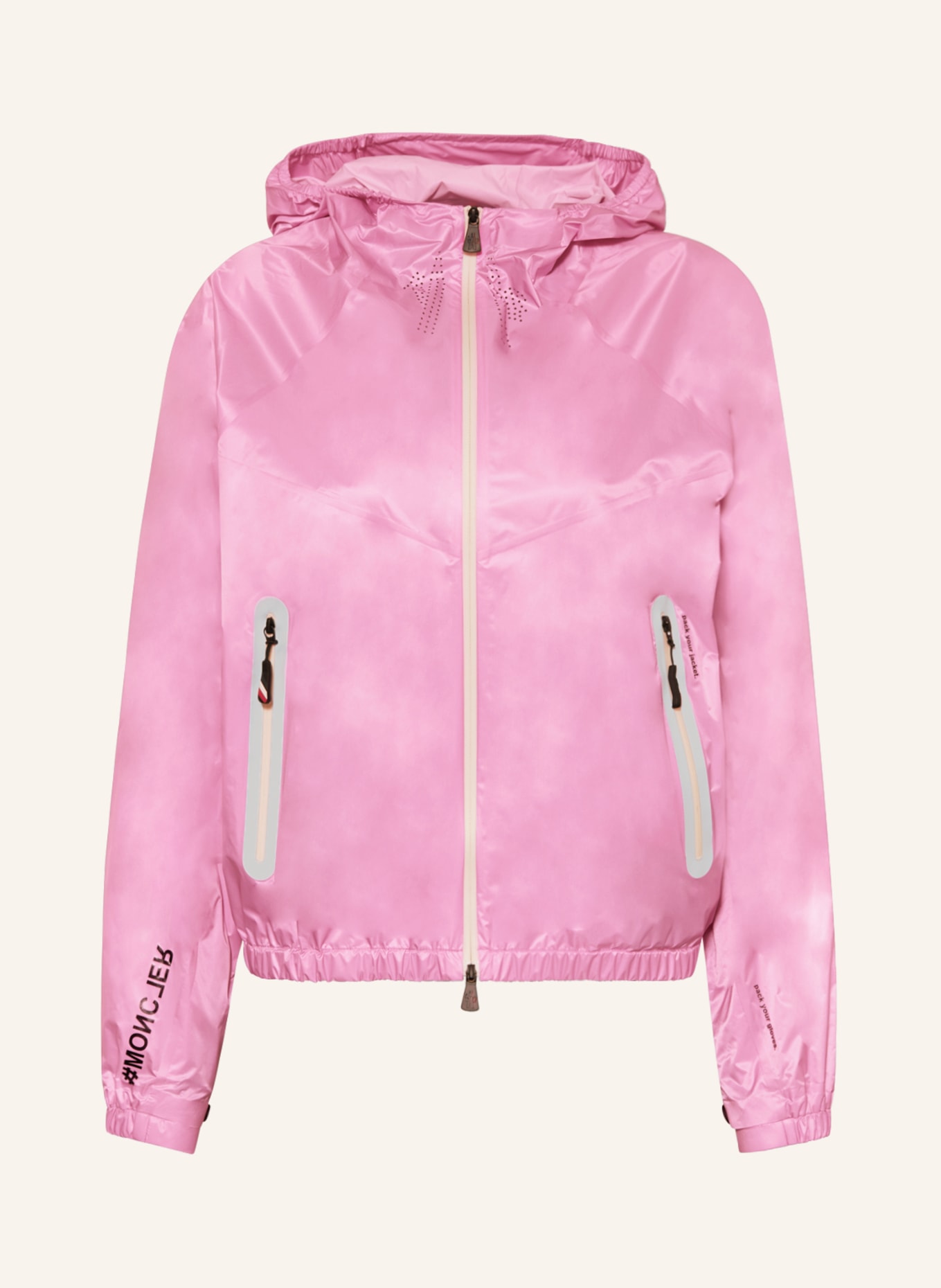 MONCLER GRENOBLE Rain jacket CROZAT, Color: ROSE (Image 1)