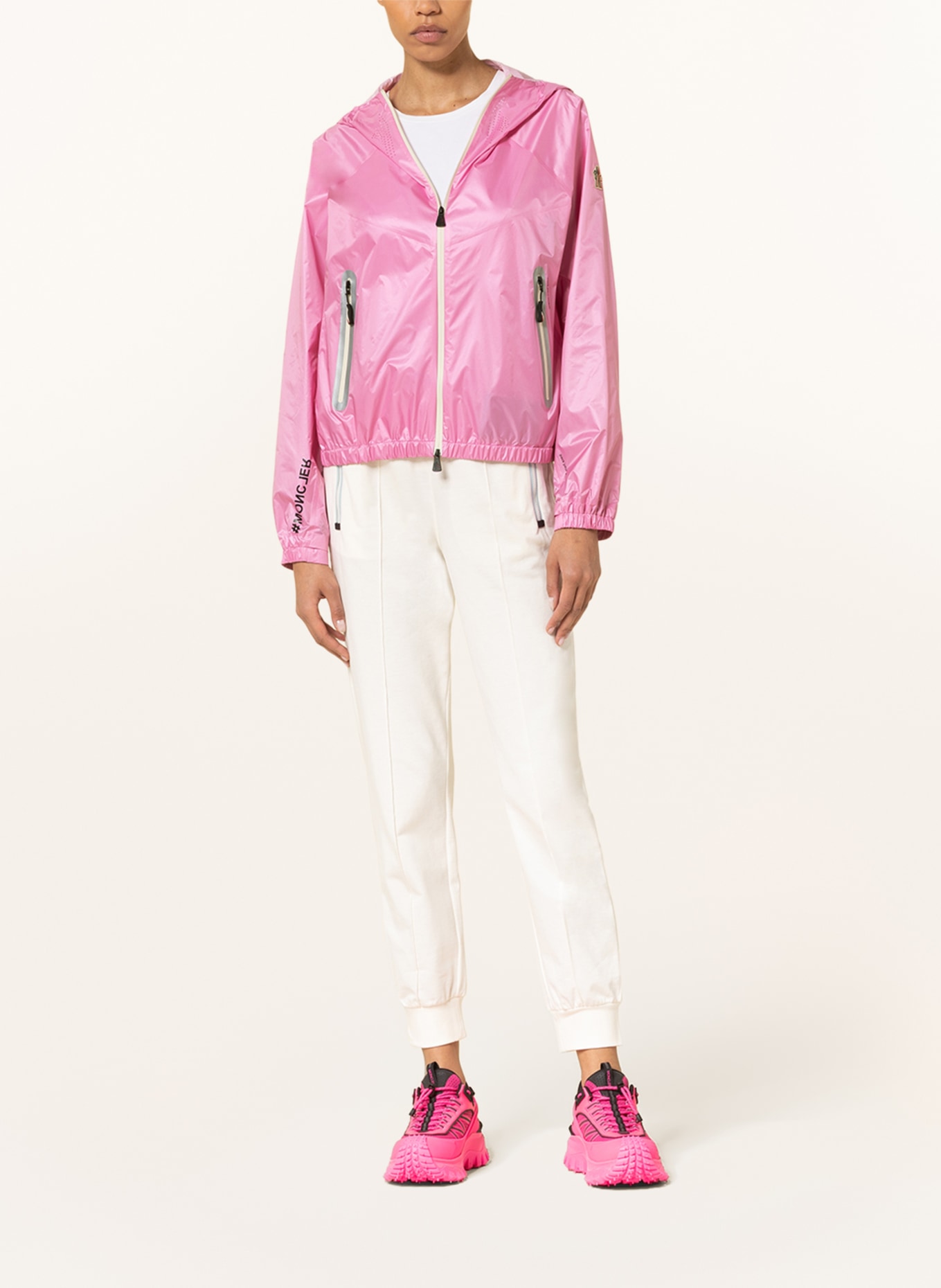 MONCLER GRENOBLE Rain jacket CROZAT, Color: ROSE (Image 2)