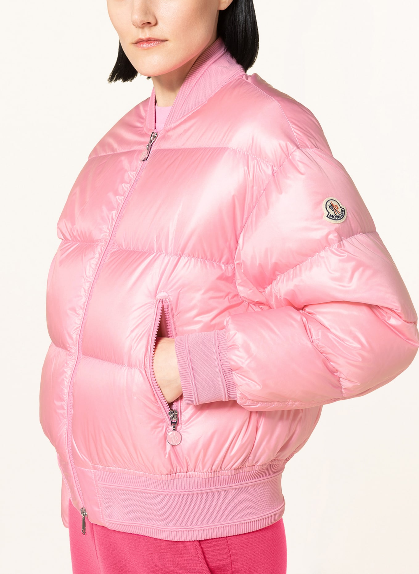 MONCLER Down jacket MERLAT, Color: PINK (Image 4)