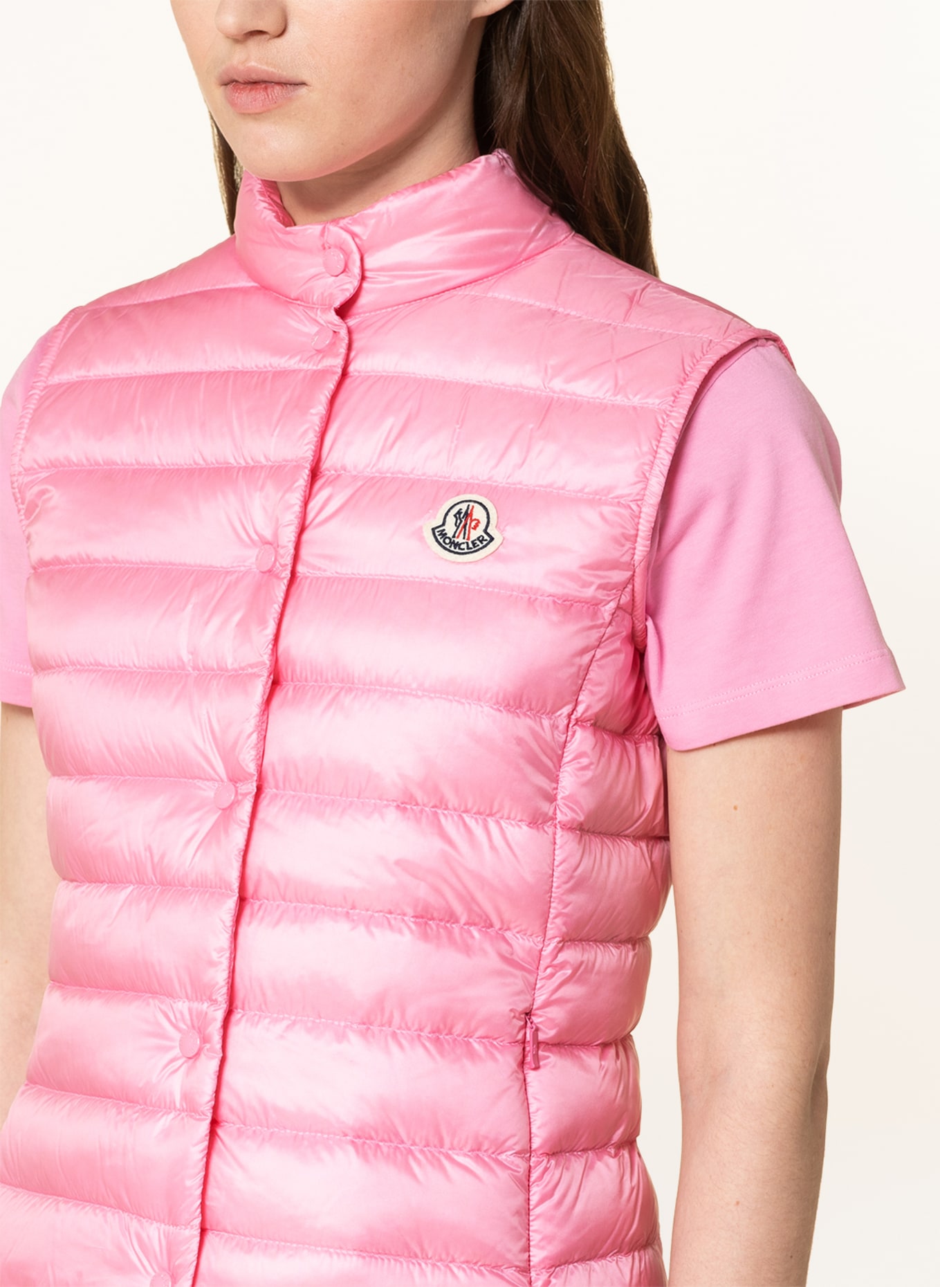 MONCLER Kamizelka puchowa LIANE, Kolor: MOCNORÓŻOWY (Obrazek 4)