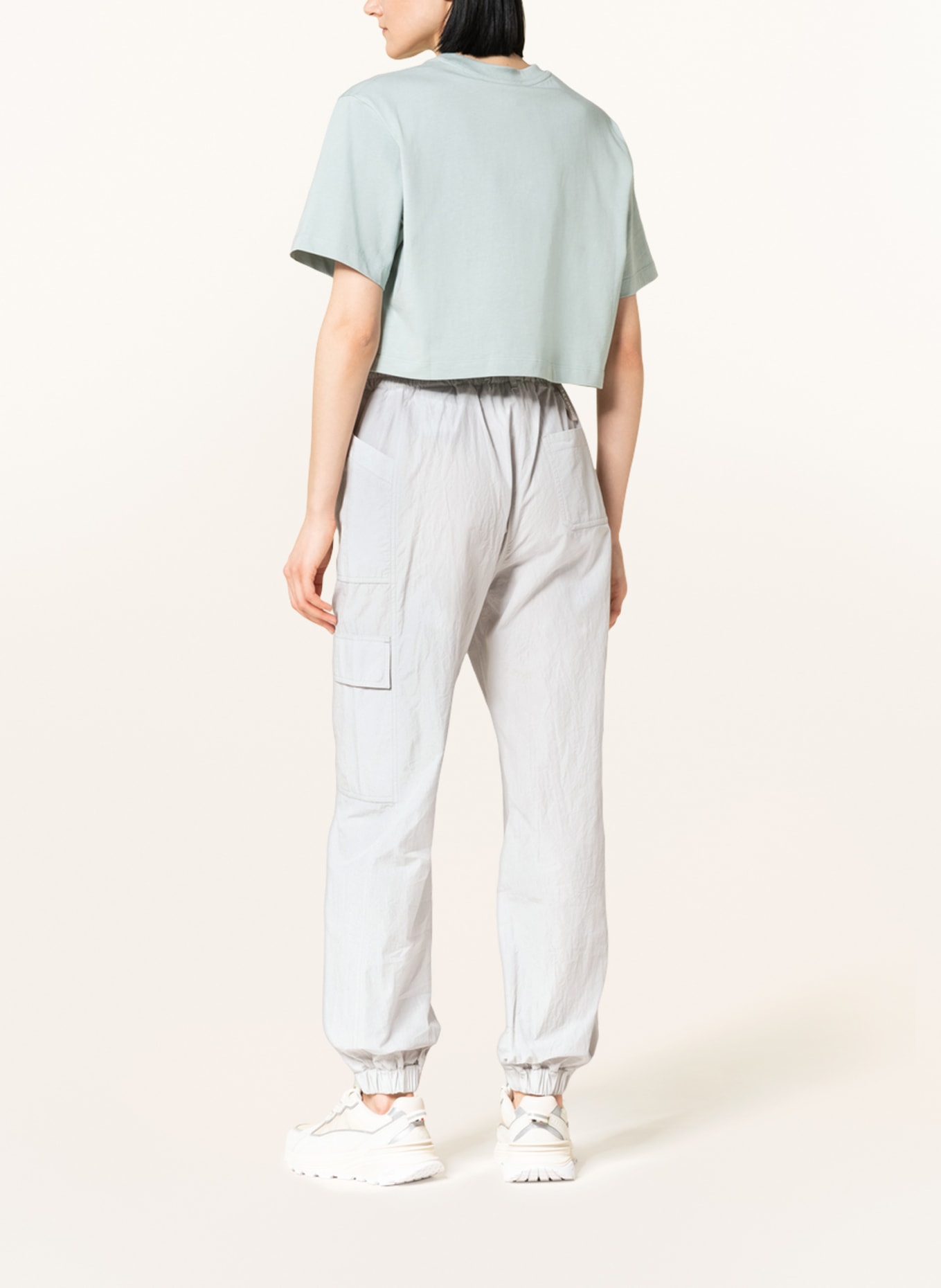 MONCLER Spodnie w stylu dresowym, Kolor: JASNOCZARY (Obrazek 3)