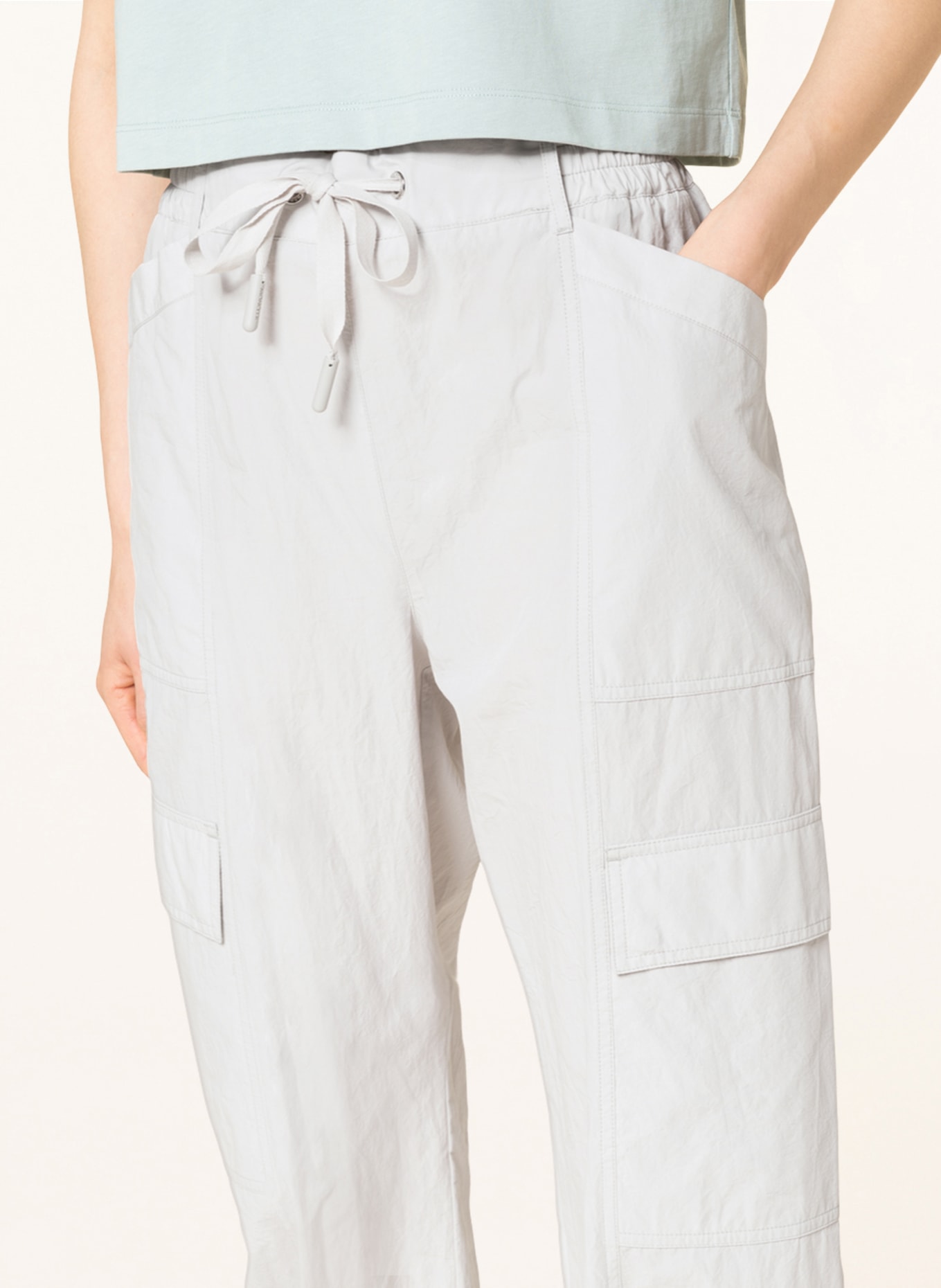MONCLER Spodnie w stylu dresowym, Kolor: JASNOCZARY (Obrazek 5)