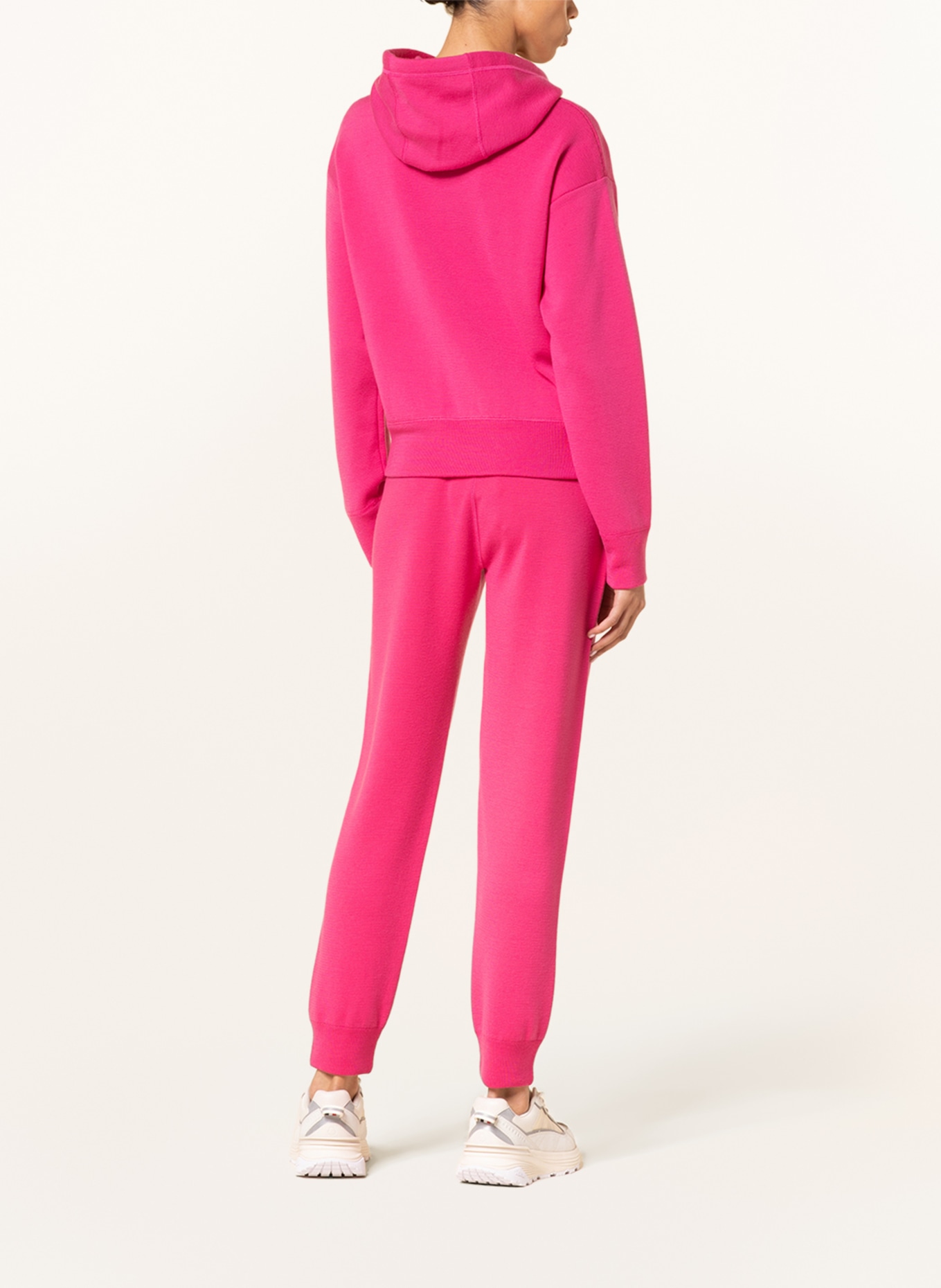 MONCLER Knit hoodie, Color: PINK (Image 3)