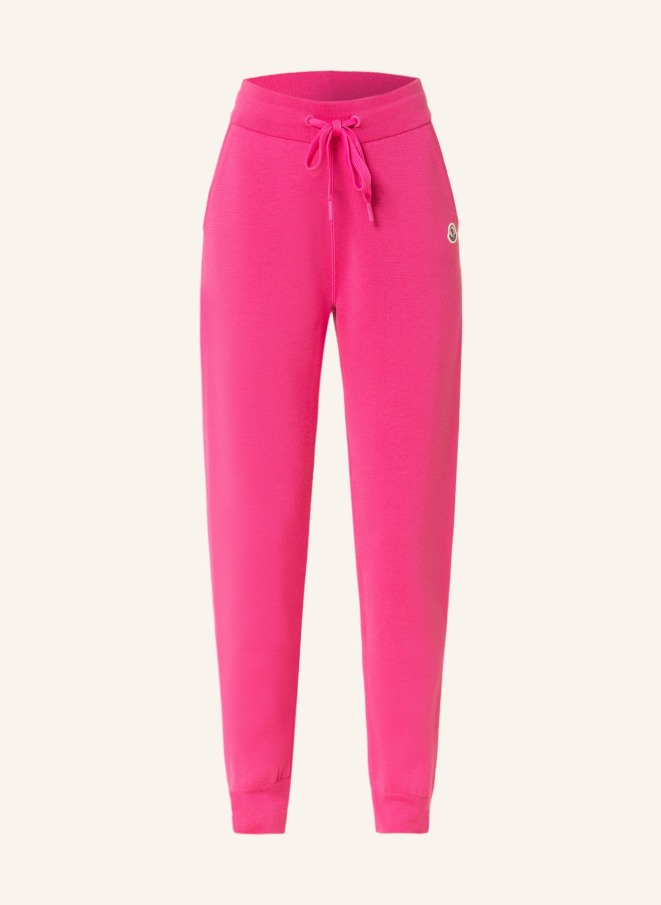 MONCLER Knit trousers, Color: PINK (Image 1)