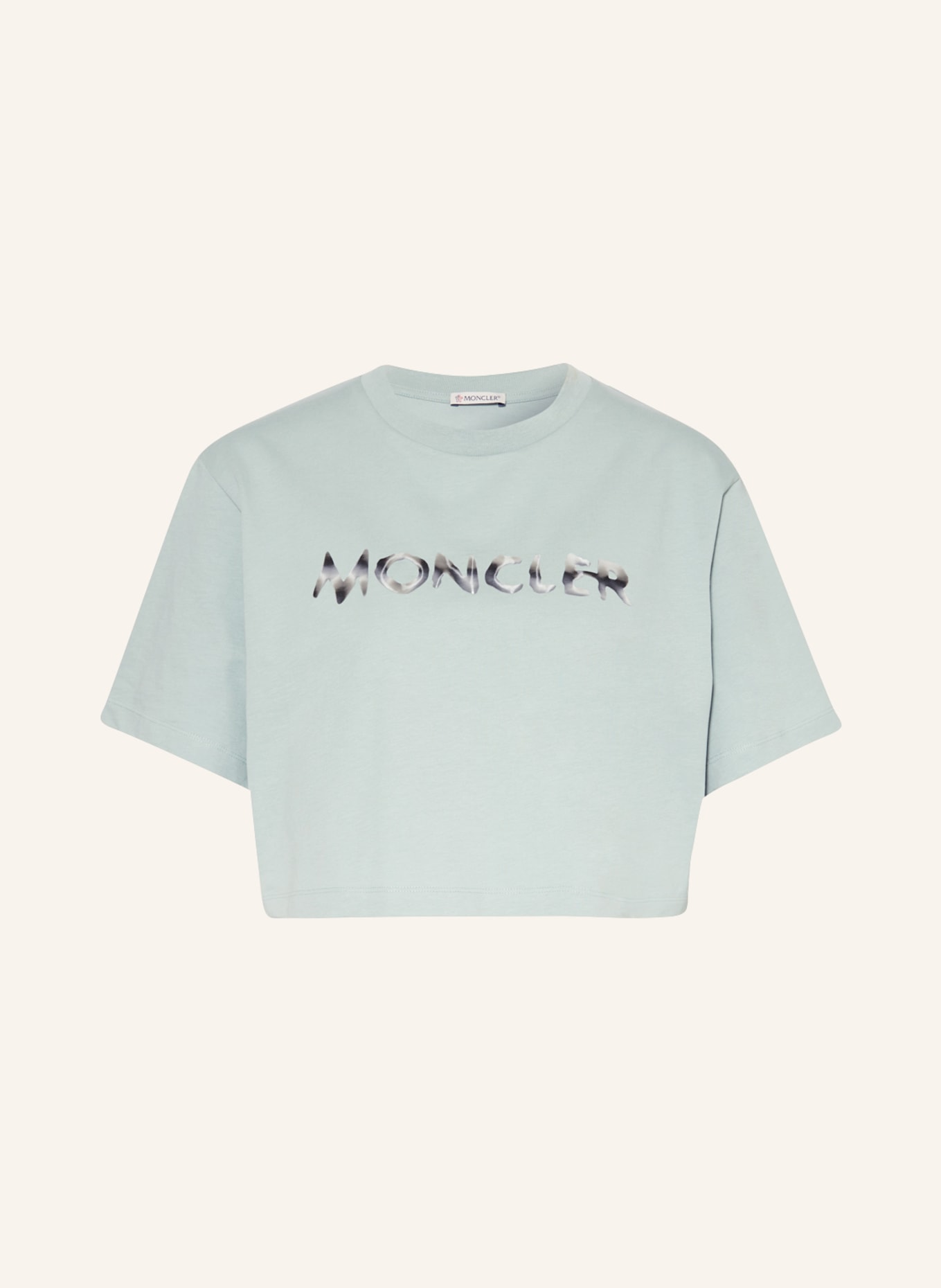 MONCLER Cropped-Shirt, Farbe: MINT (Bild 1)