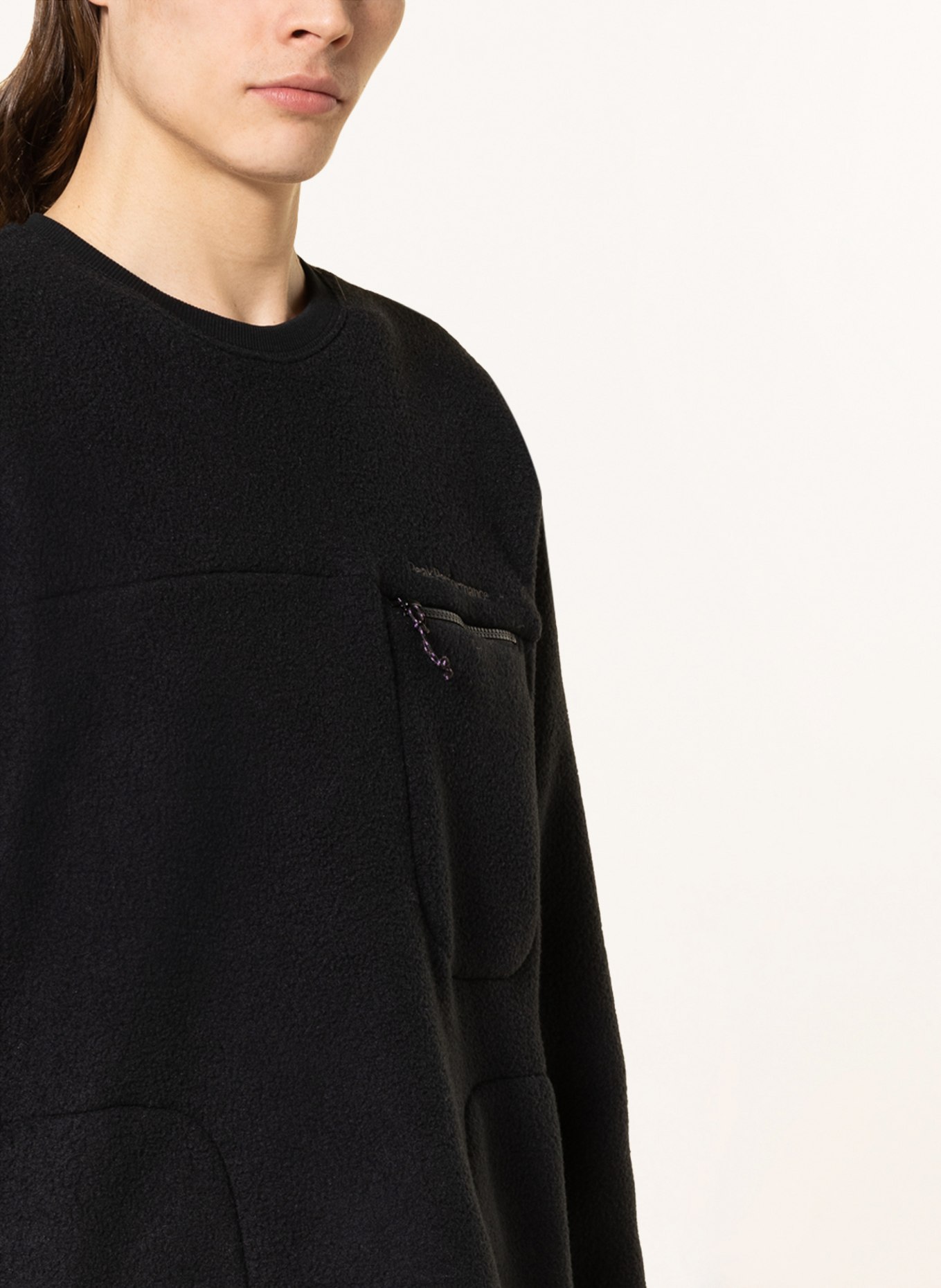 Peak Performance Fleece sweater, Color: BLACK (Image 4)