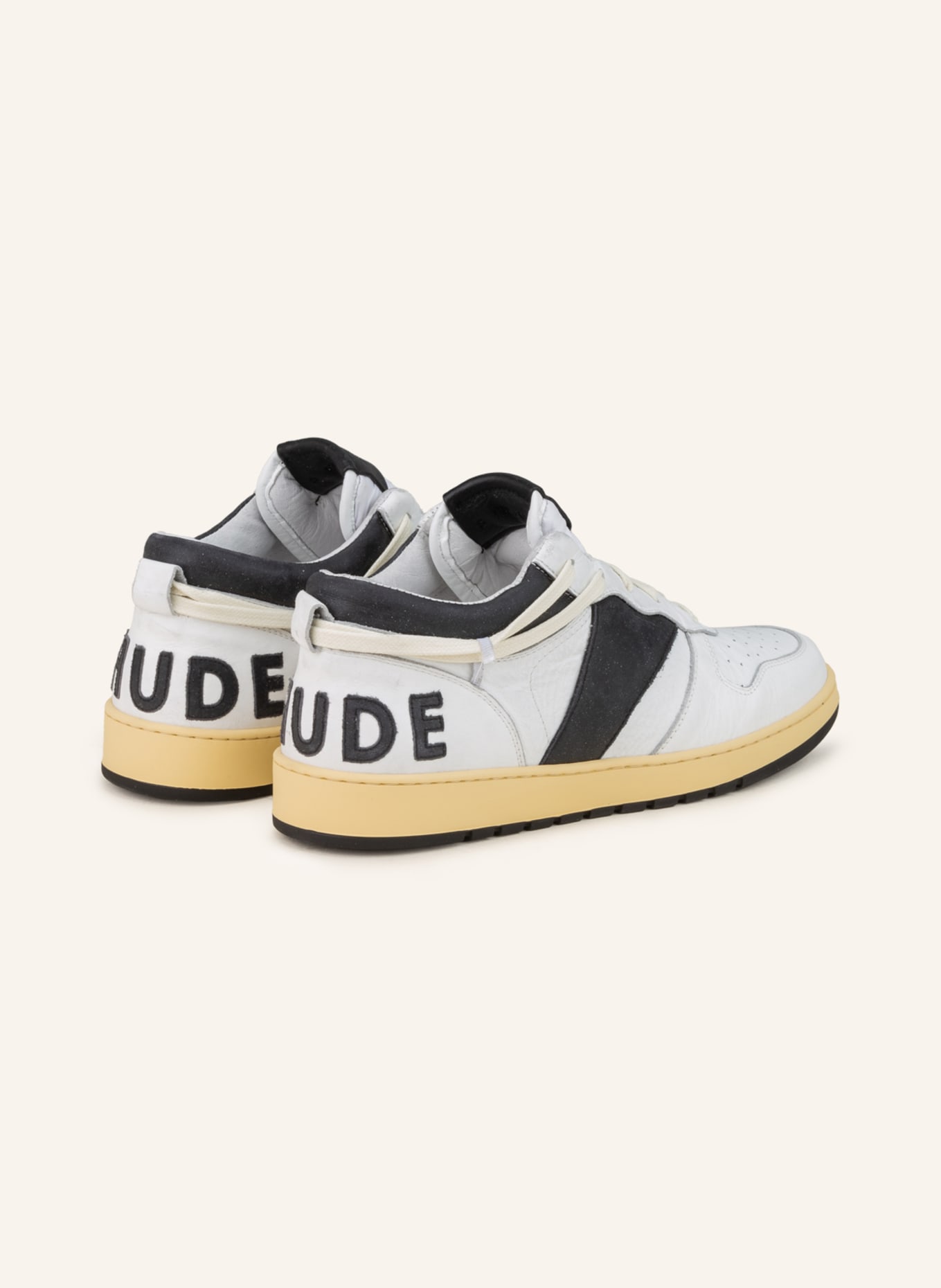 RHUDE Sneakers RHECESS LOW, Color: WHITE/ BLACK (Image 2)