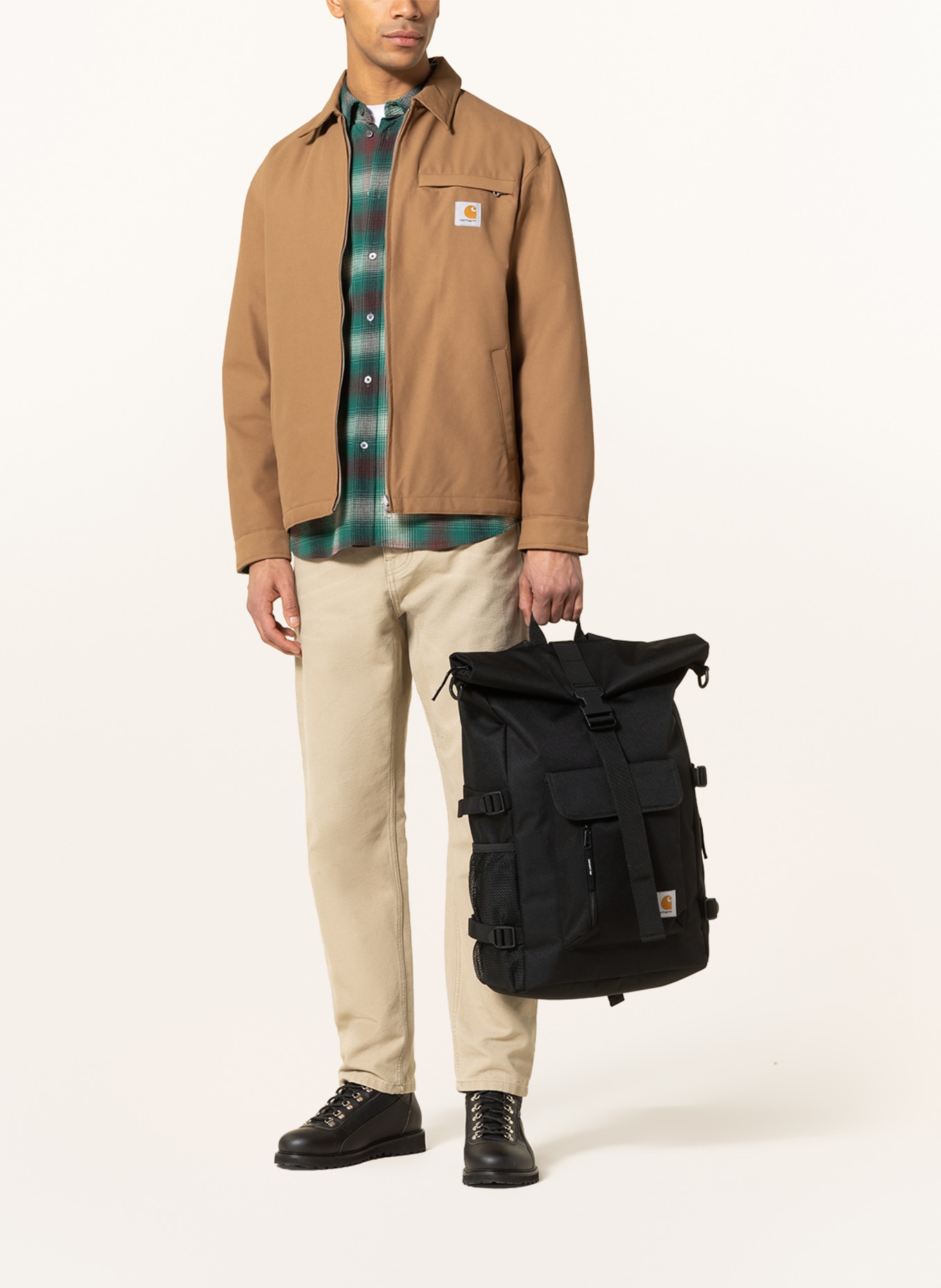 carhartt WIP Backpack PHILIS, Color: BLACK (Image 4)