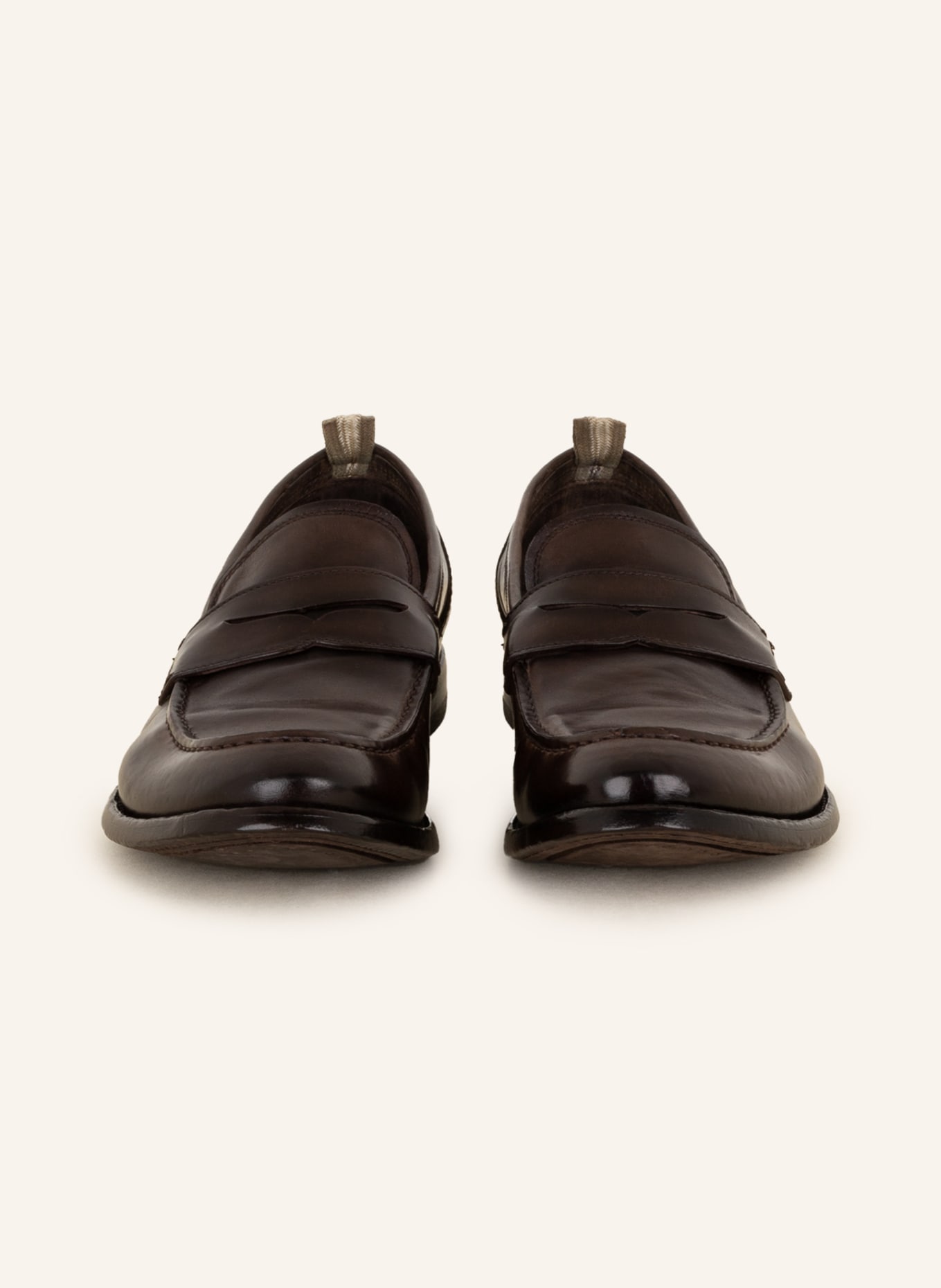 OFFICINE CREATIVE Penny loafers ANATOMIA, Color: DARK BROWN (Image 3)