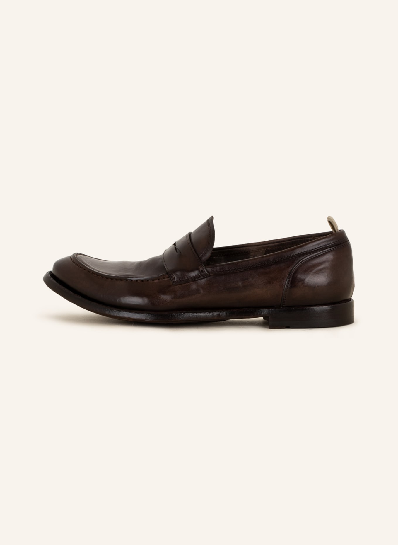 OFFICINE CREATIVE Penny loafers ANATOMIA, Color: DARK BROWN (Image 4)