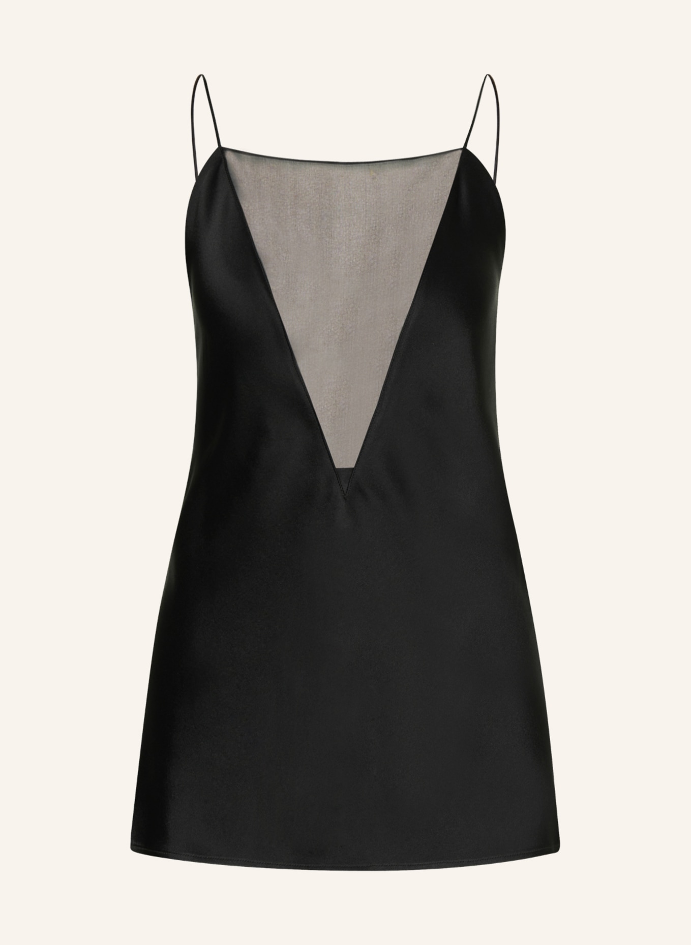 STELLA McCARTNEY Satin top, Color: BLACK (Image 1)