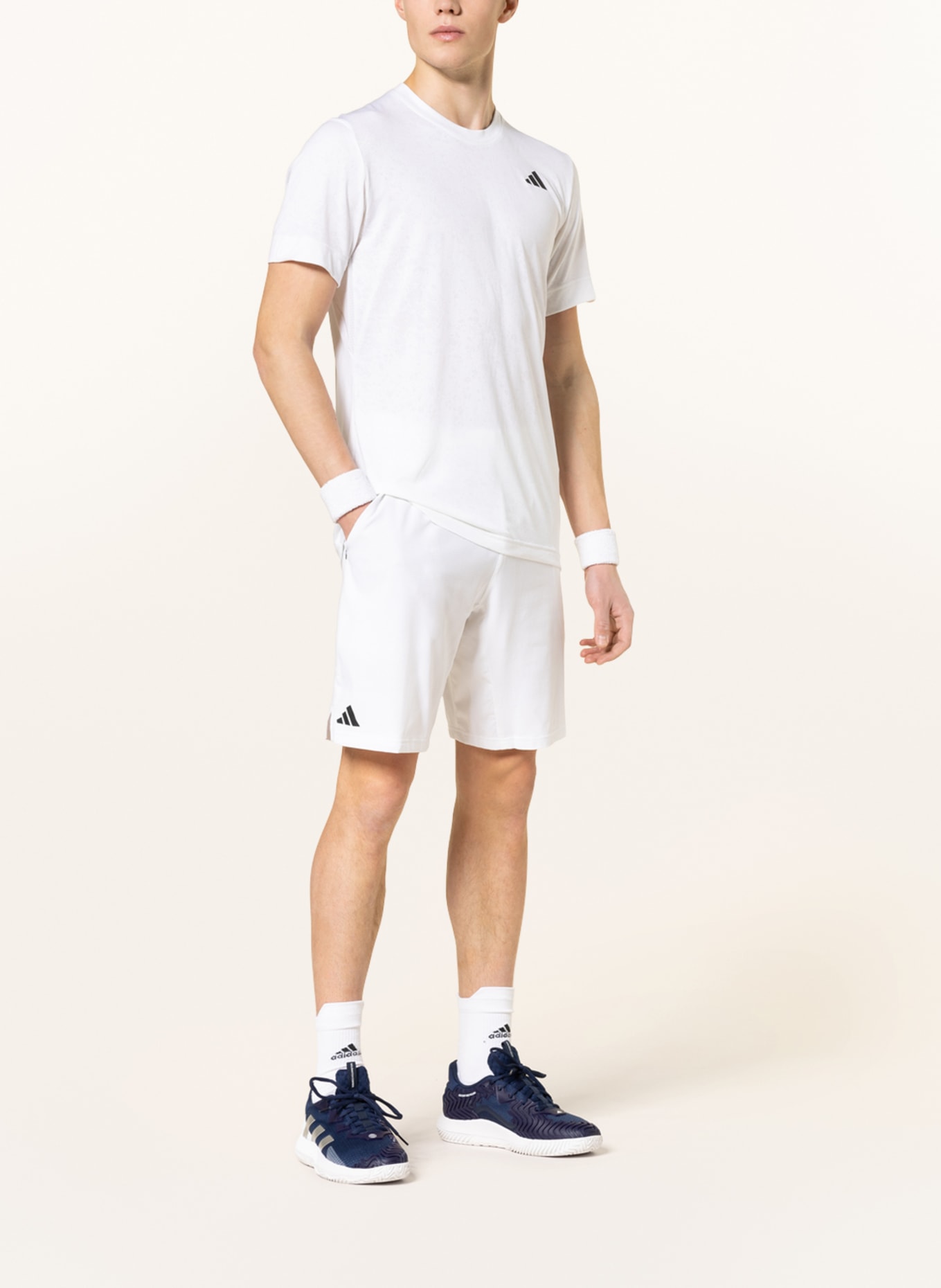 adidas Tennis shorts ERGO, Color: WHITE (Image 2)