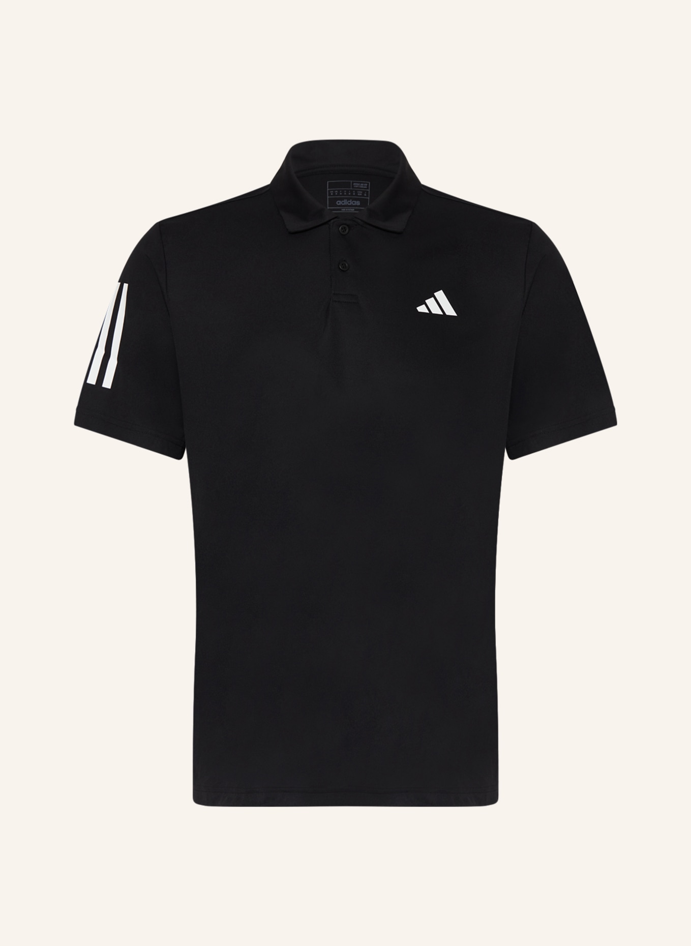 Brise Krav Splendor adidas Performance polo shirt CLUB with mesh in black