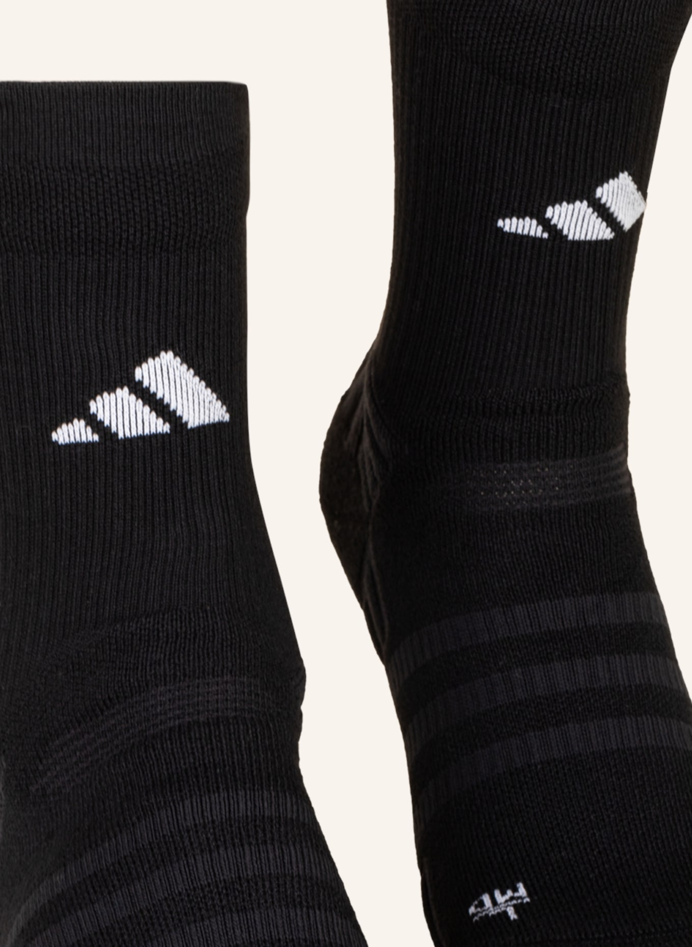 adidas Sportovní ponožky TENNIS CUSHIONED CREW, Barva: BLACK/WHITE (Obrázek 2)