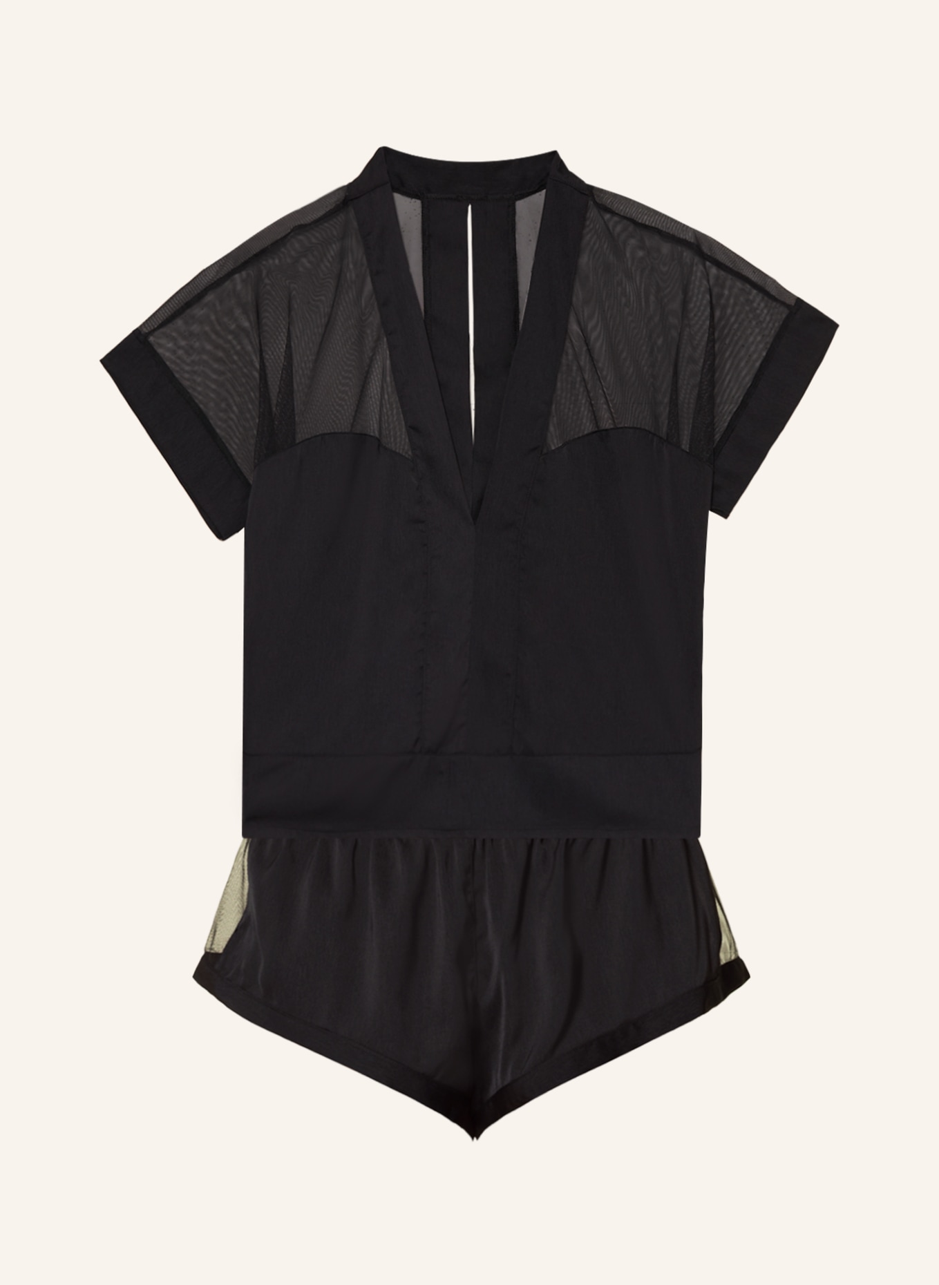 BLUEBELLA Shorty-Schlafanzug RICHMOND, Farbe: SCHWARZ (Bild 1)