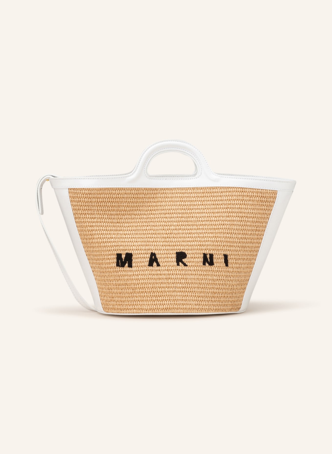 MARNI Handbag TROPICALIA SMALL, Color: BEIGE/ WHITE (Image 1)