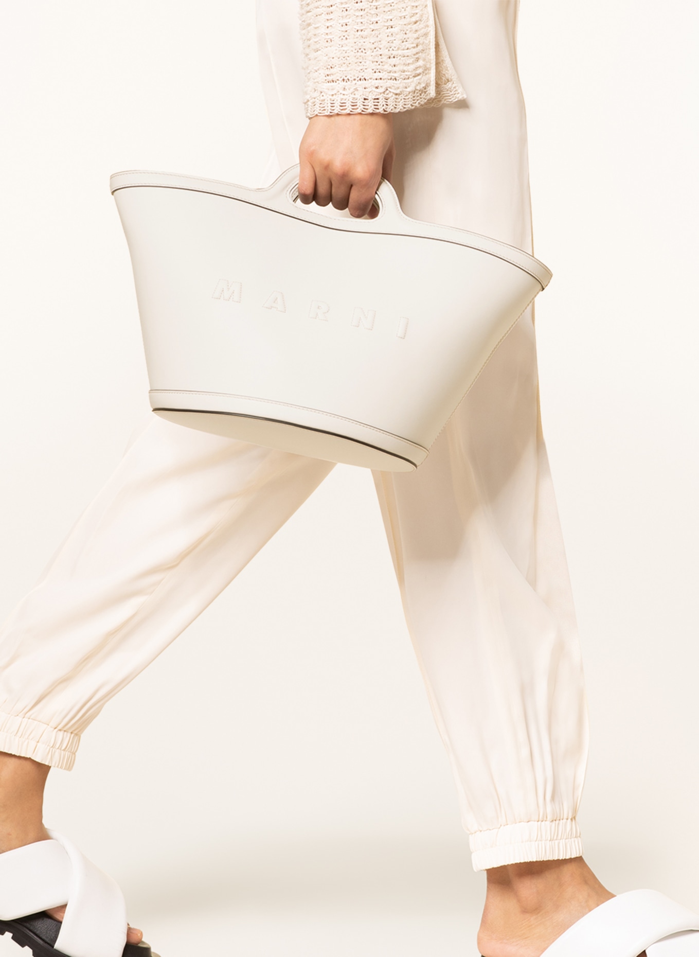 MARNI Handbag TROPICALIA SMALL, Color: WHITE (Image 4)