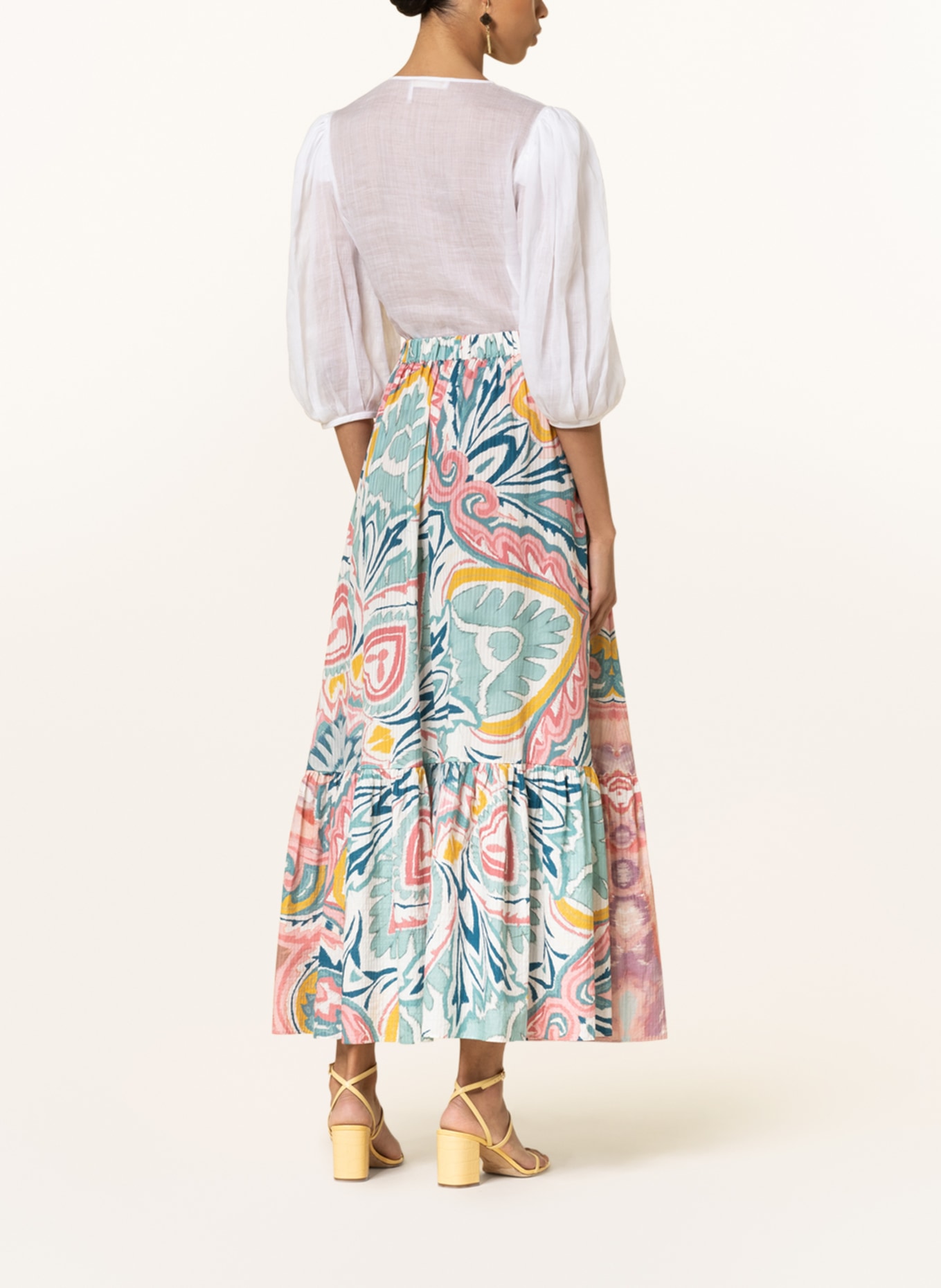 ETRO Skirt, Color: WHITE/ BLUE/ PINK (Image 3)
