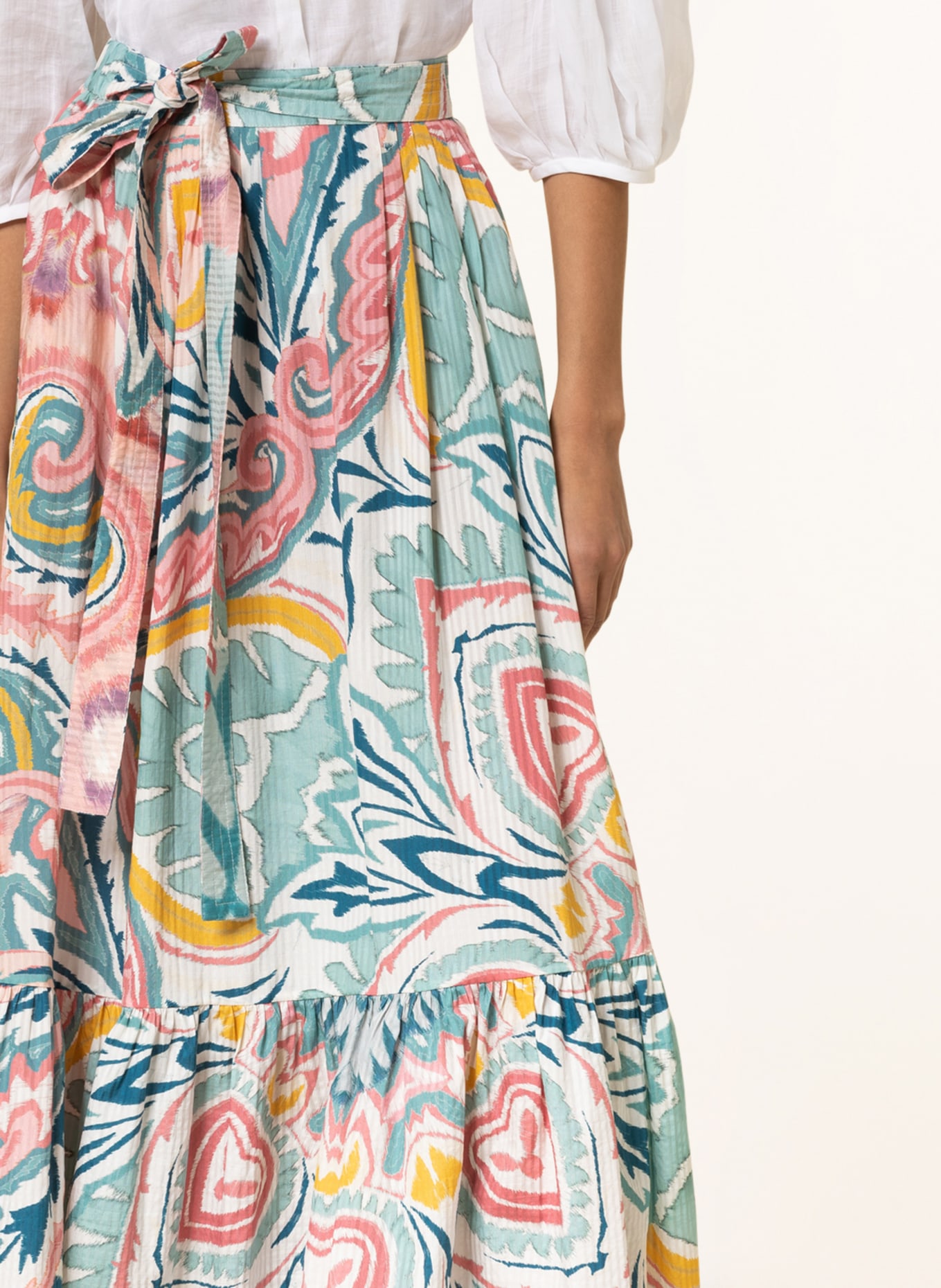 ETRO Skirt, Color: WHITE/ BLUE/ PINK (Image 4)