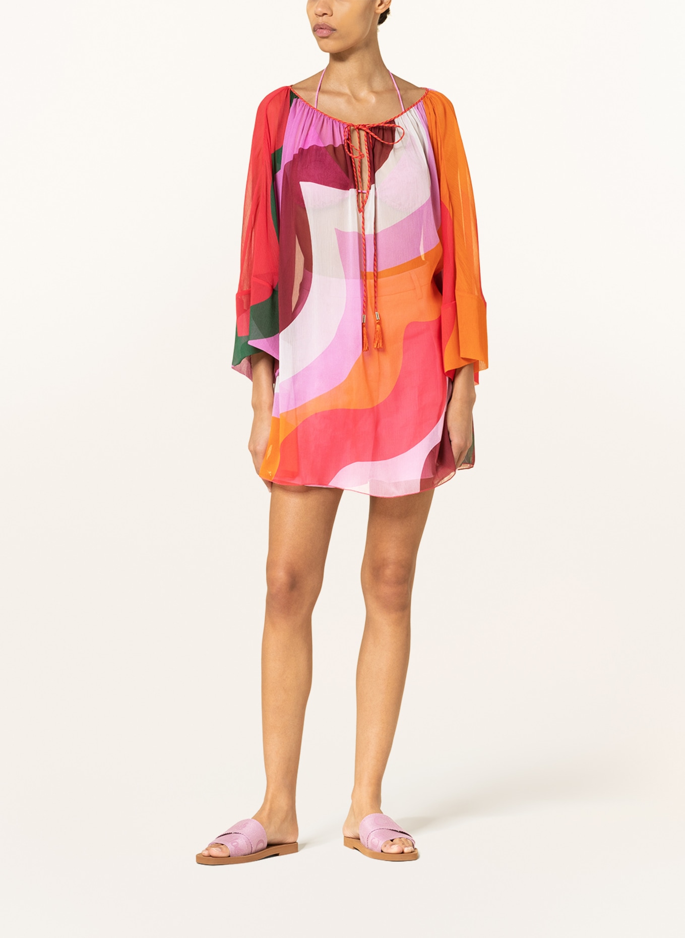 ETRO Tunic with 3/4 sleeves, Color: ORANGE/ RED/ GREEN (Image 2)