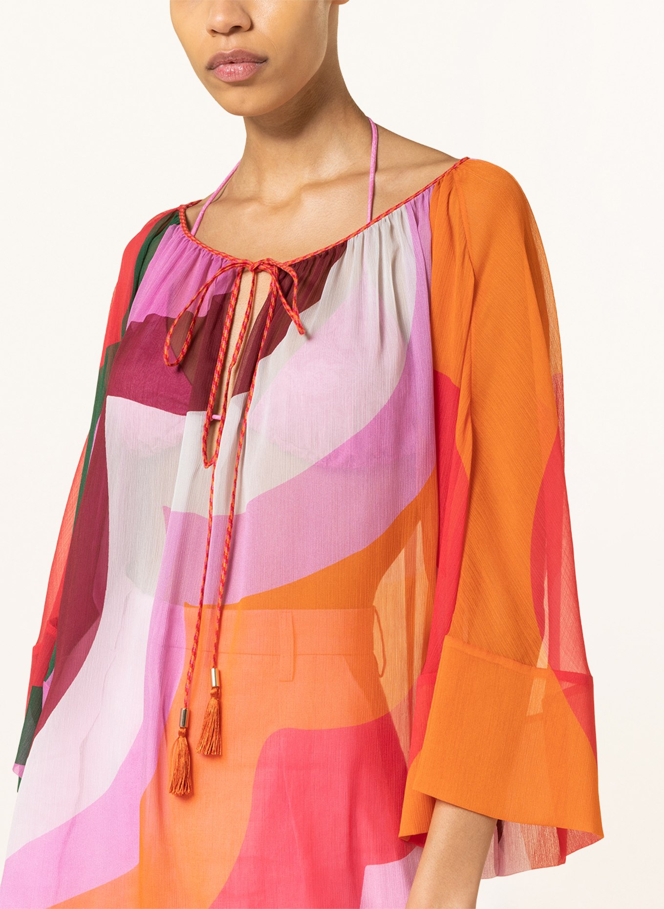 ETRO Tunic with 3/4 sleeves, Color: ORANGE/ RED/ GREEN (Image 4)