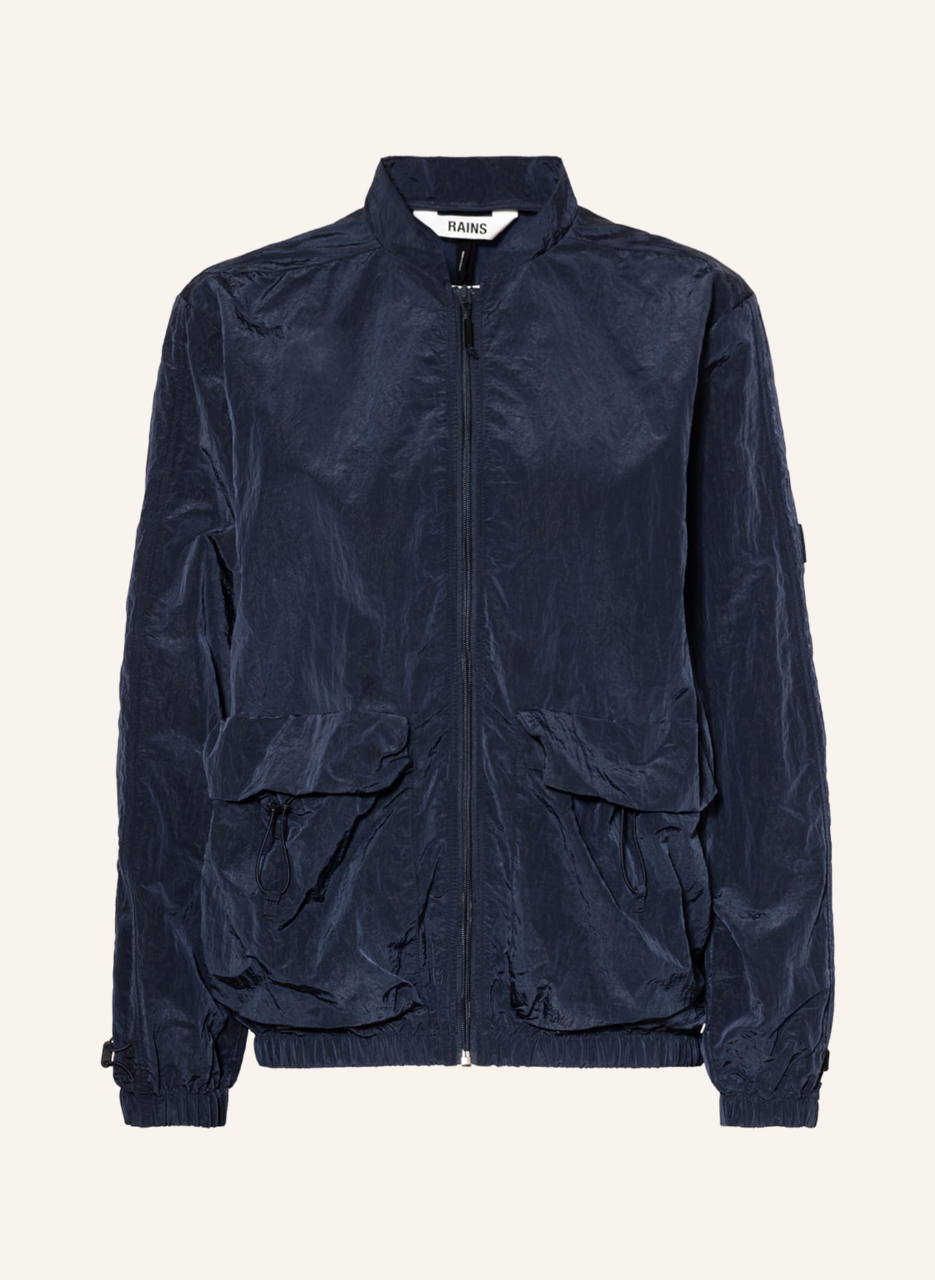 RAINS Bomber jacket, Color: DARK BLUE (Image 1)