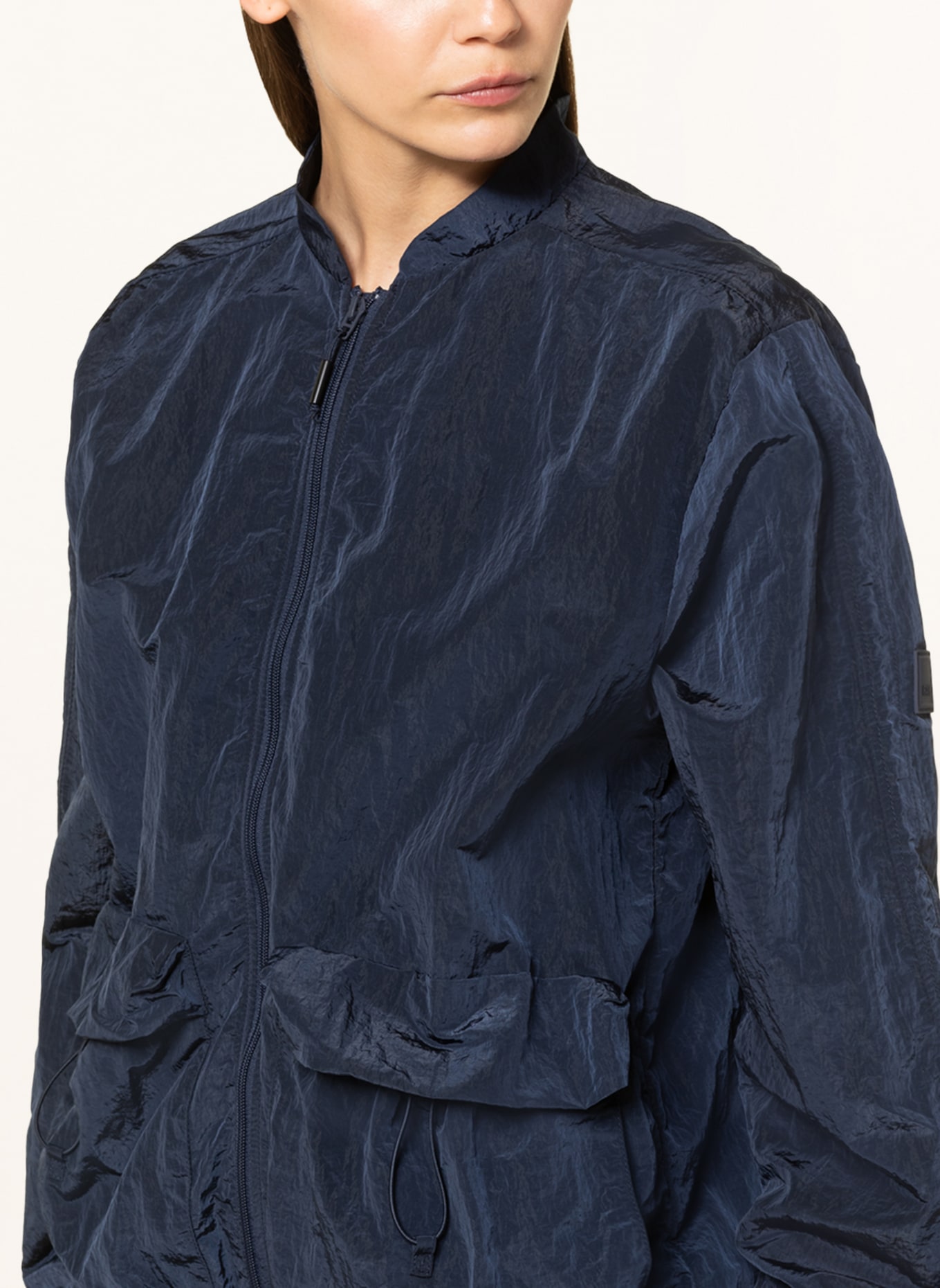 RAINS Bomber jacket, Color: DARK BLUE (Image 4)