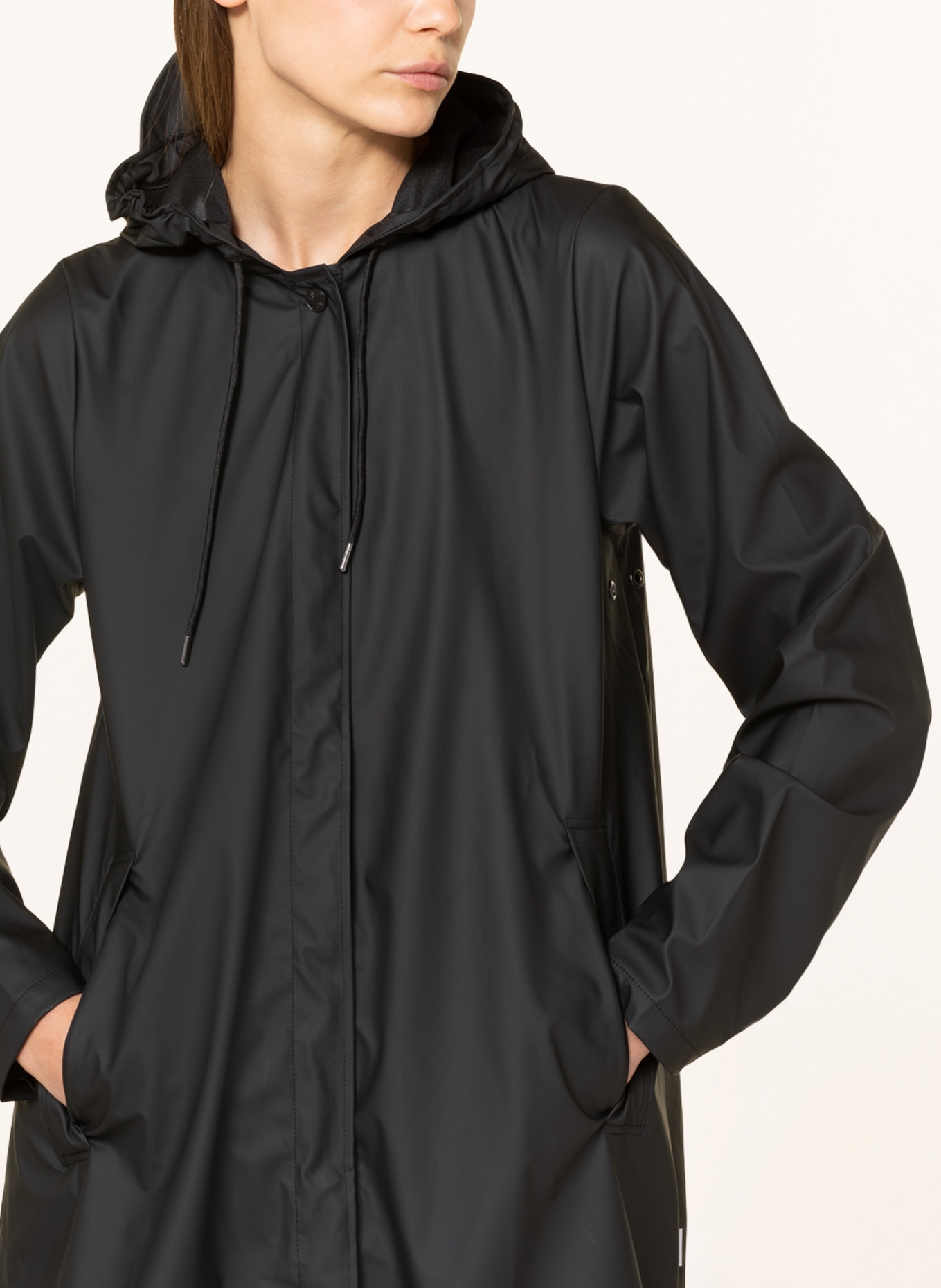RAINS Rain jacket, Color: BLACK (Image 5)