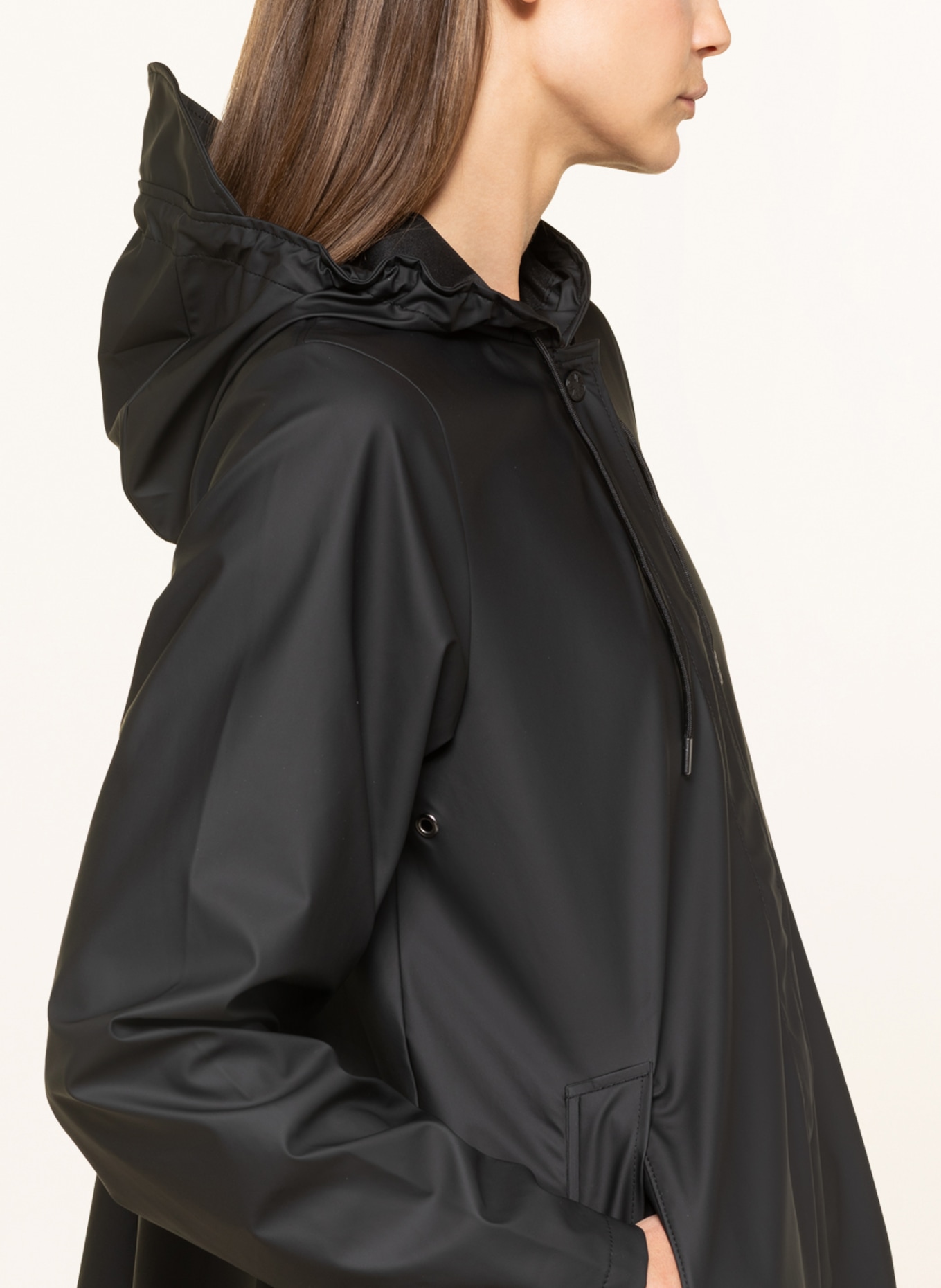 RAINS Rain jacket, Color: BLACK (Image 6)
