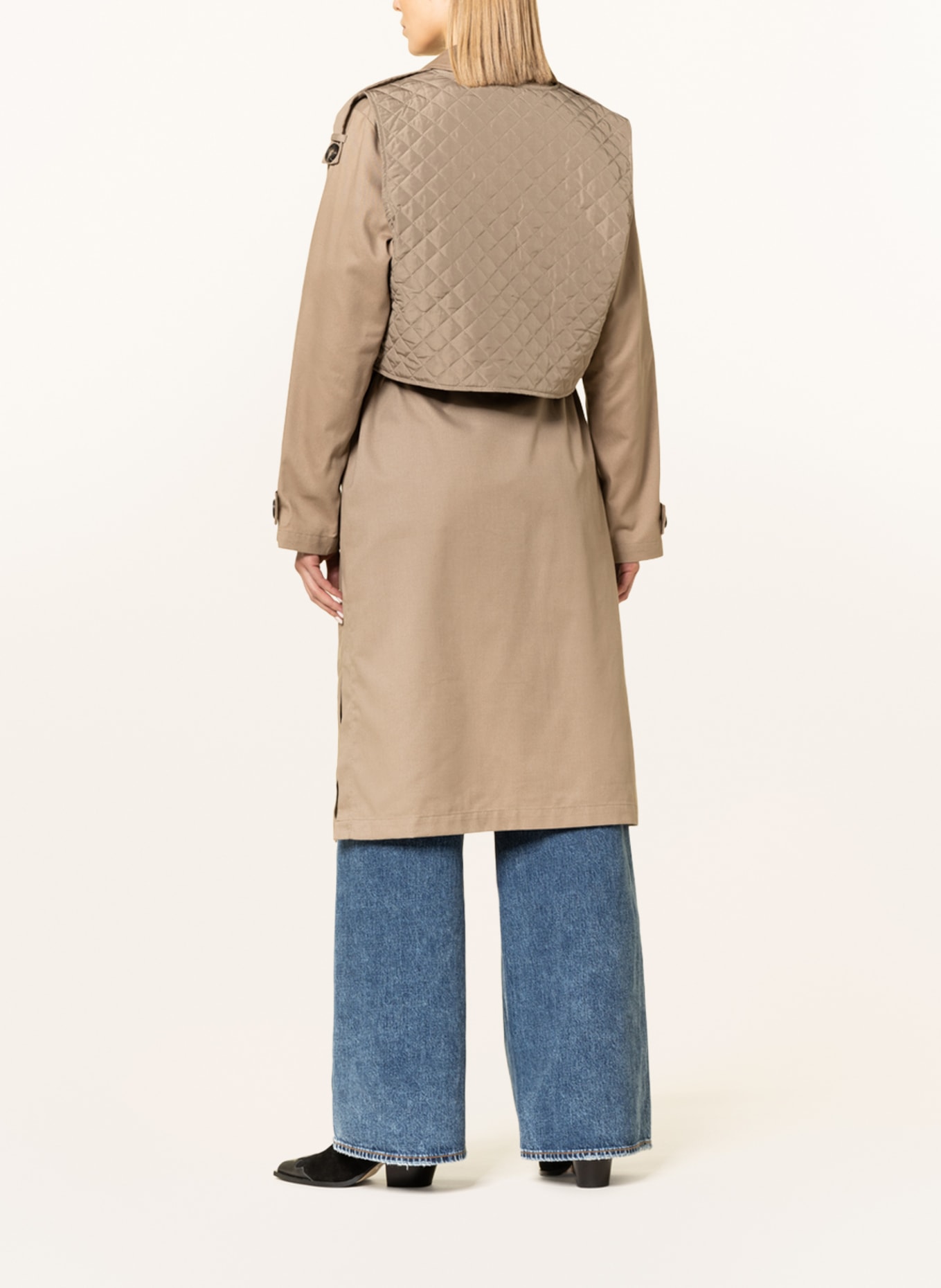 FREEQUENT 2-in-1-Trenchcoat FQTUKSY, Farbe: TAUPE (Bild 3)