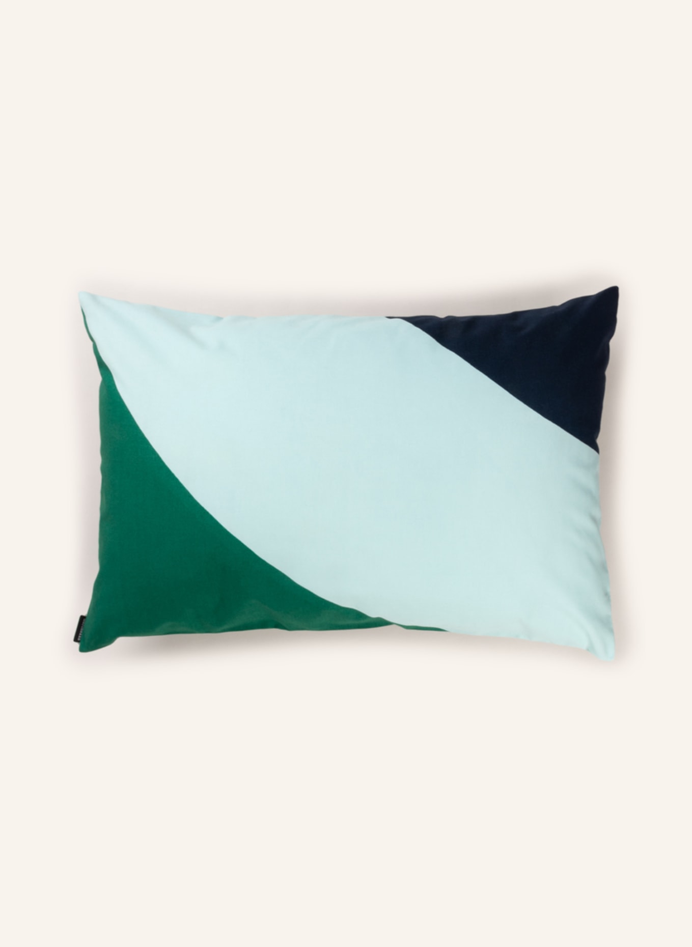 marimekko Decorative cushion cover SAVANNI, Color: MINT/ GREEN/ DARK BLUE (Image 1)
