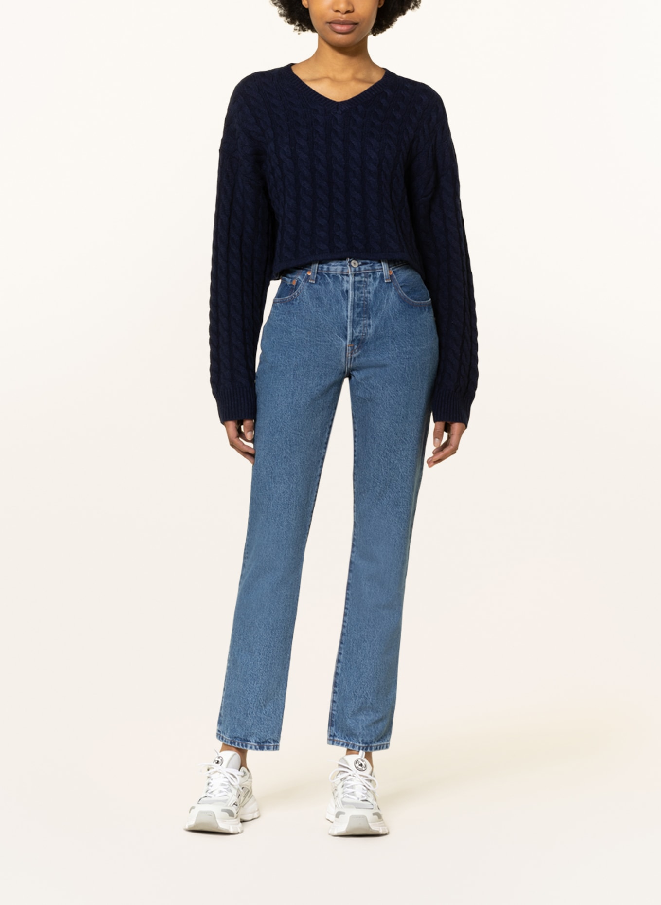 Levi's® Cropped sweater, Color: DARK BLUE (Image 2)