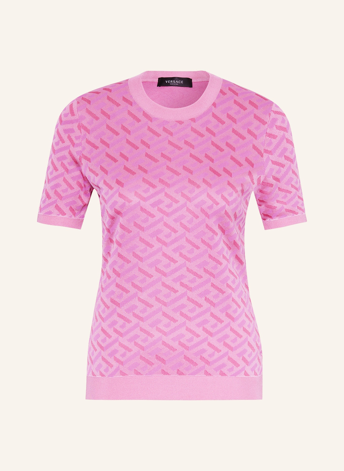 VERSACE Strickshirt mit Cashmere, Farbe: PINK/ LILA (Bild 1)