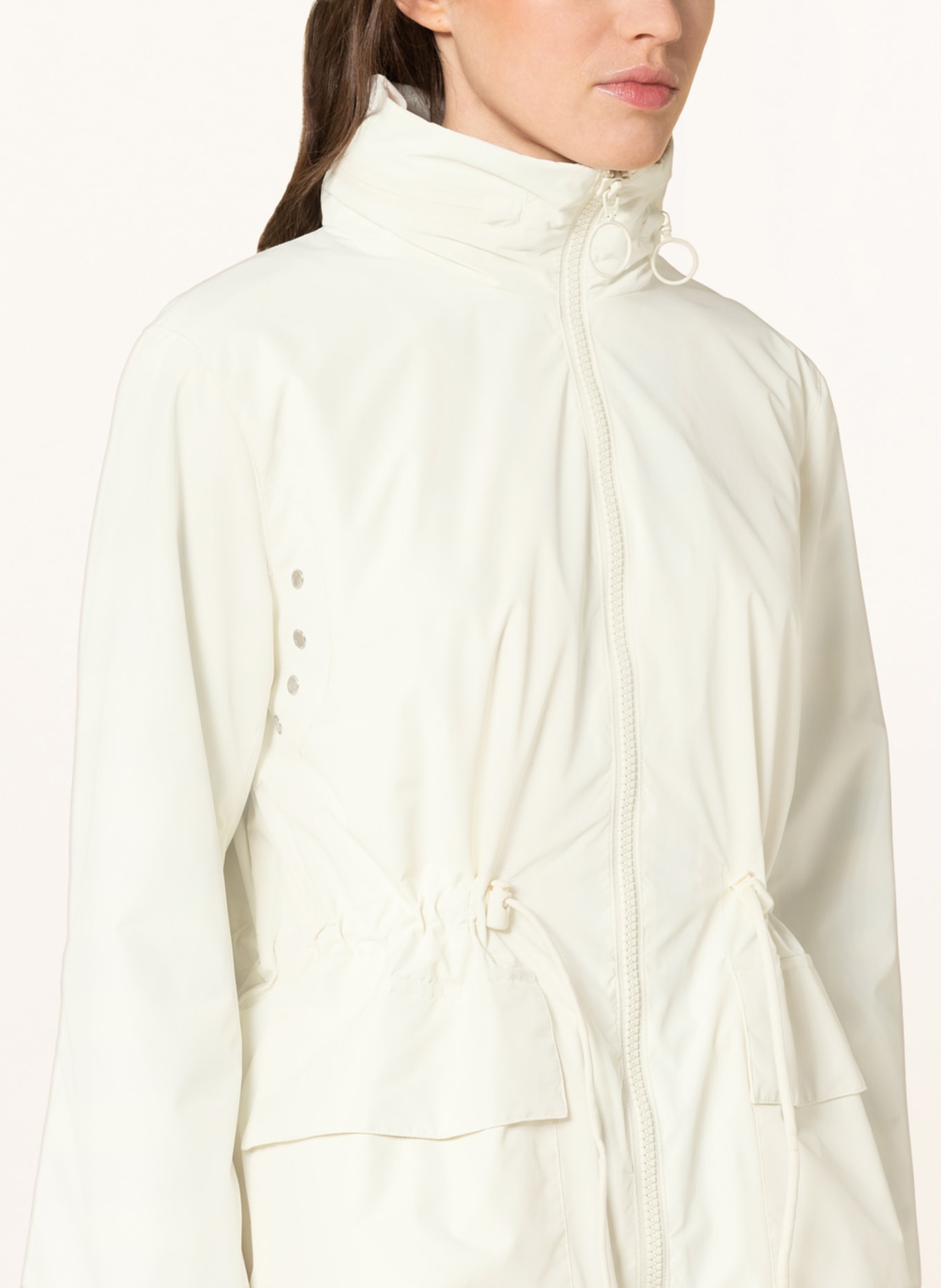 EMBASSY OF BRICKS AND LOGS Rain jacket REYKJAVIK, Color: WHITE (Image 4)