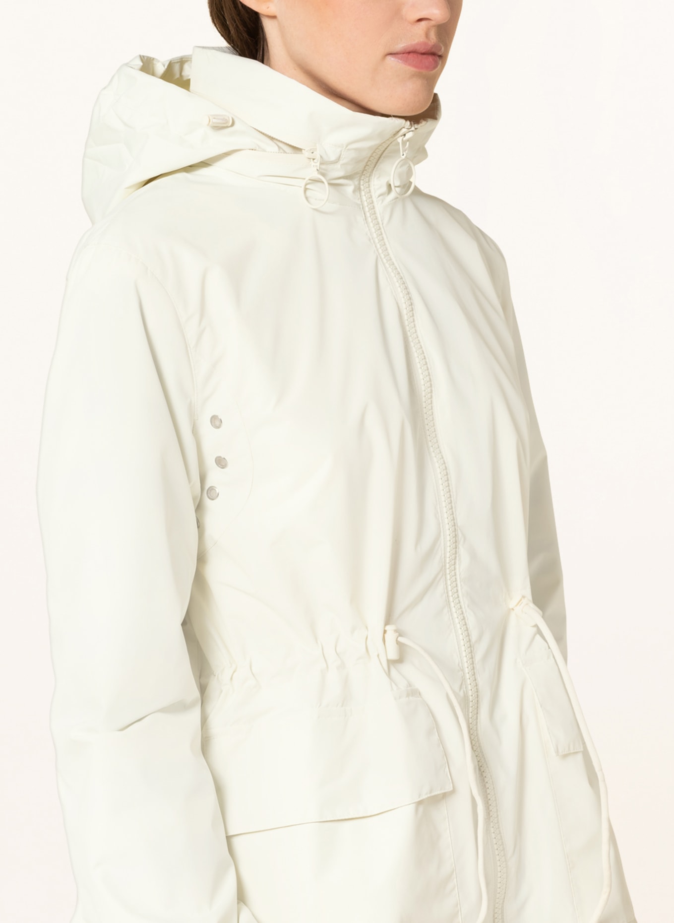 EMBASSY OF BRICKS AND LOGS Rain jacket REYKJAVIK, Color: WHITE (Image 5)