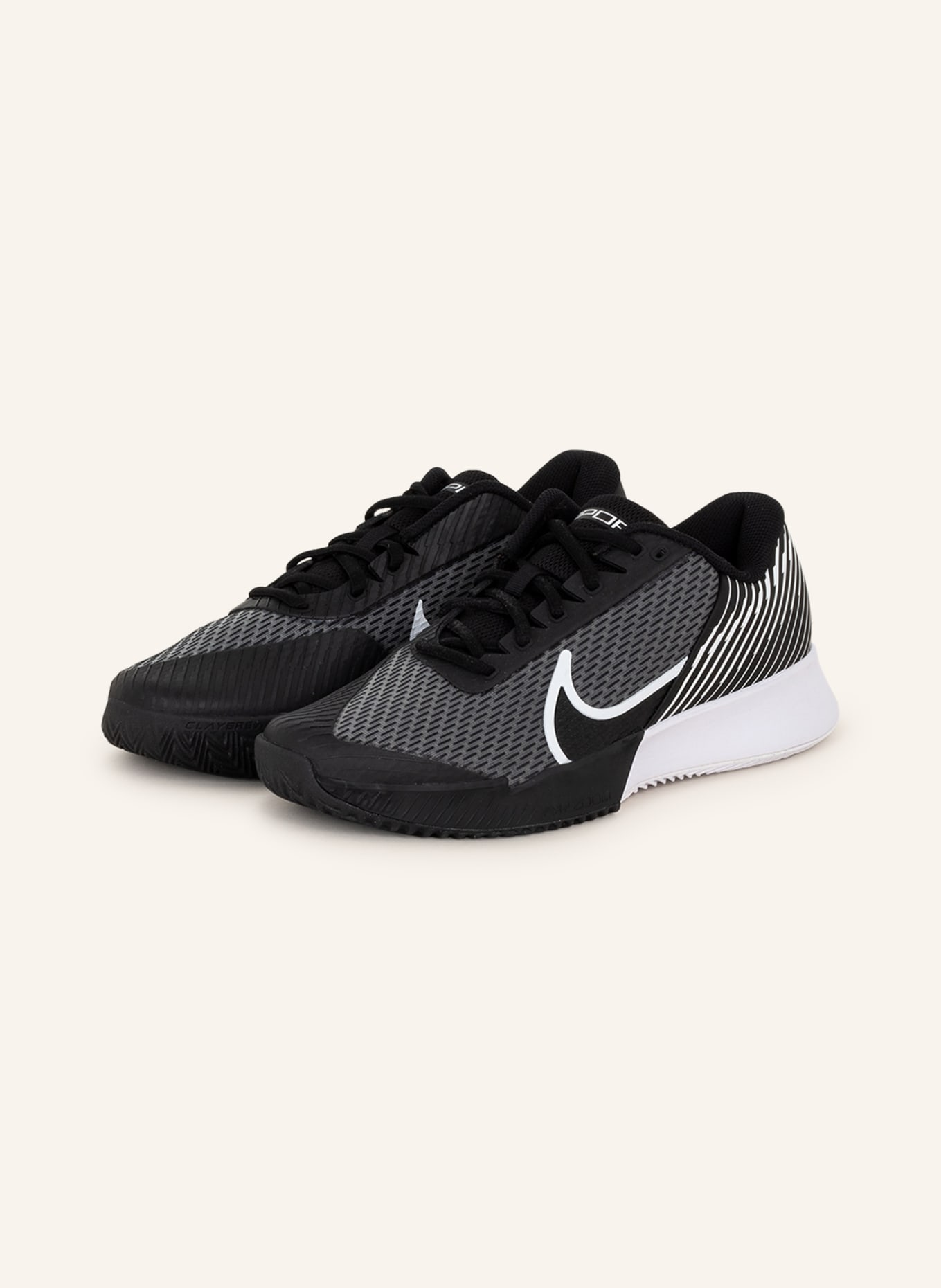 Nike Tennis shoes COURT AIR ZOOM VAPOR PRO 2, Color: BLACK/ GRAY/ WHITE (Image 1)