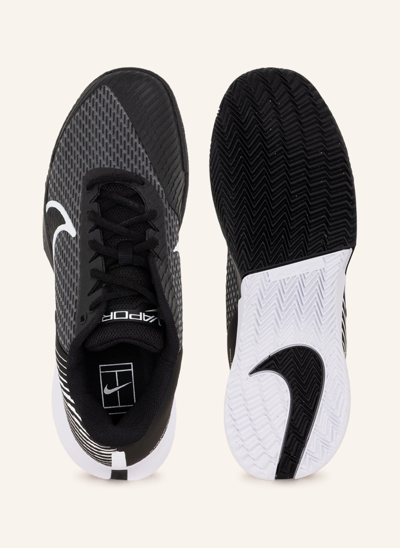 Nike Tenisové boty COURT AIR ZOOM VAPOR PRO 2, Barva: ČERNÁ/ ŠEDÁ/ BÍLÁ (Obrázek 5)