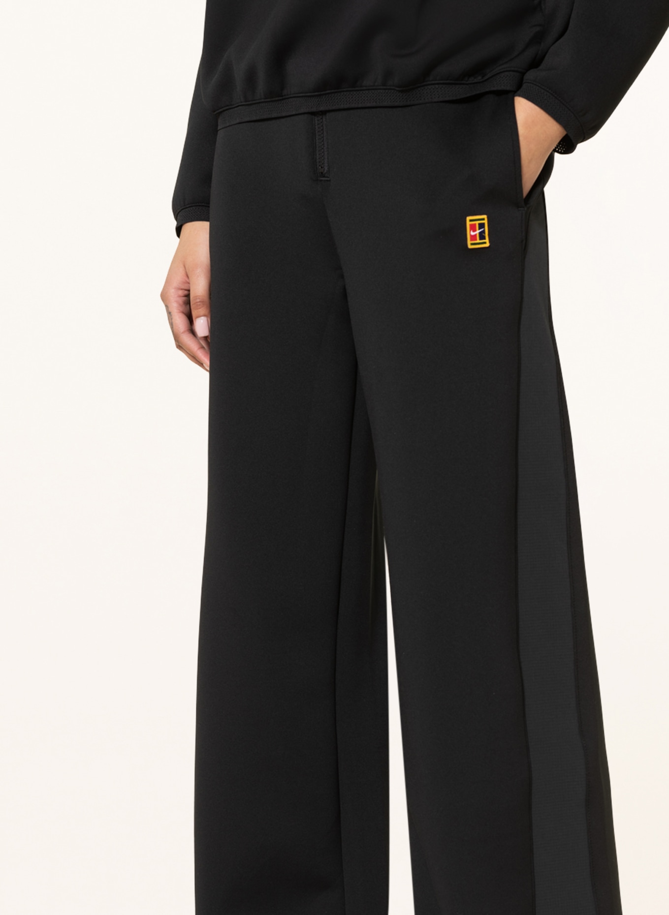 Nike Tennis trousers COURTDRI-FIT HERITAGE with mesh, Color: BLACK (Image 5)