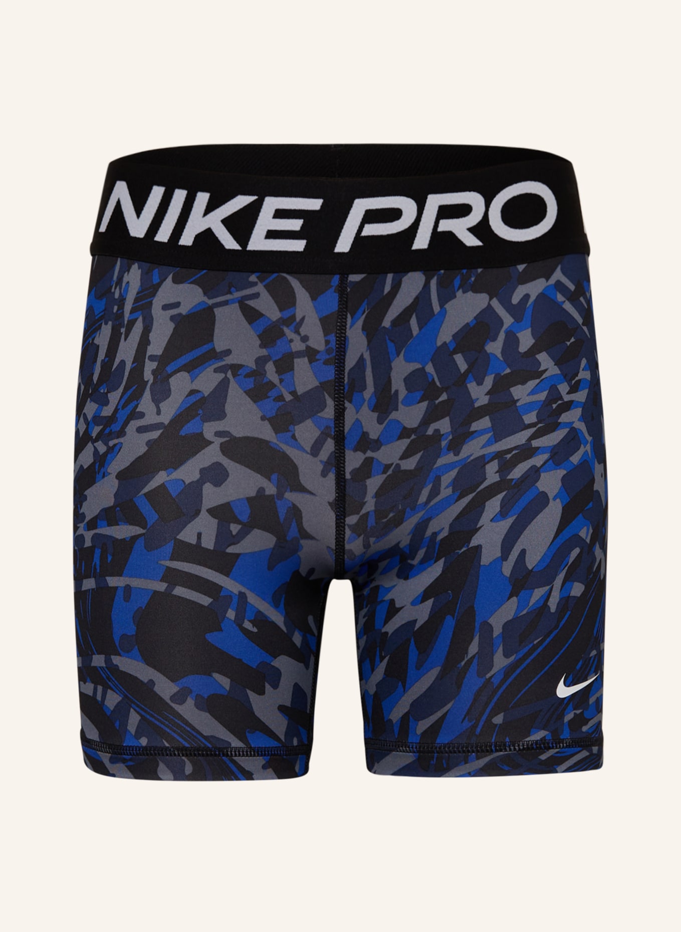 Nike Tréninkové šortky PRO, Barva: ČERNÁ/ MODRÁ/ ČERNOŠEDÁ (Obrázek 1)