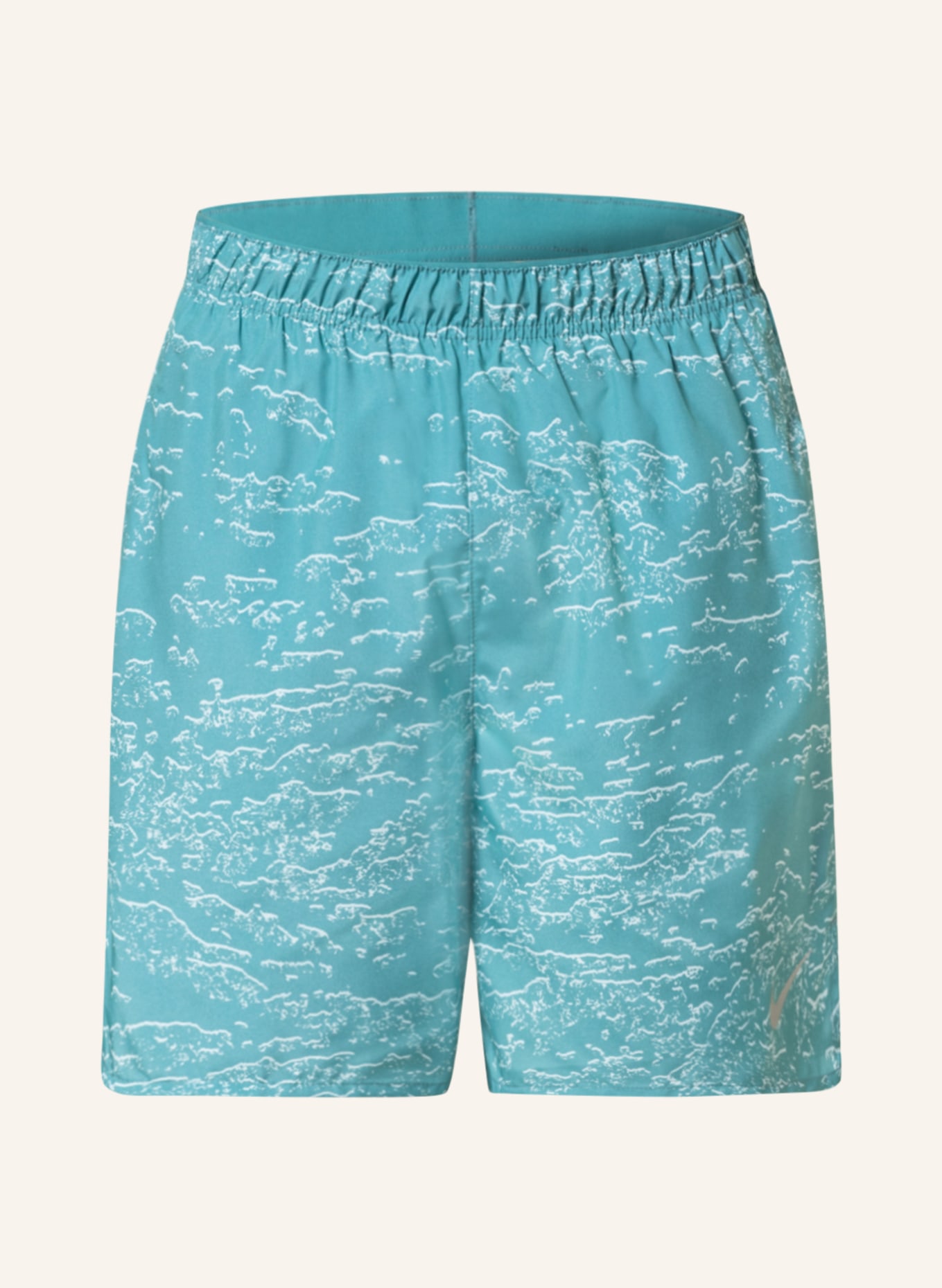 Nike 2-in-1 running shorts DRI-FIT RUN DIVISION CHALLENGER, Color: TEAL/ LIGHT GRAY (Image 1)