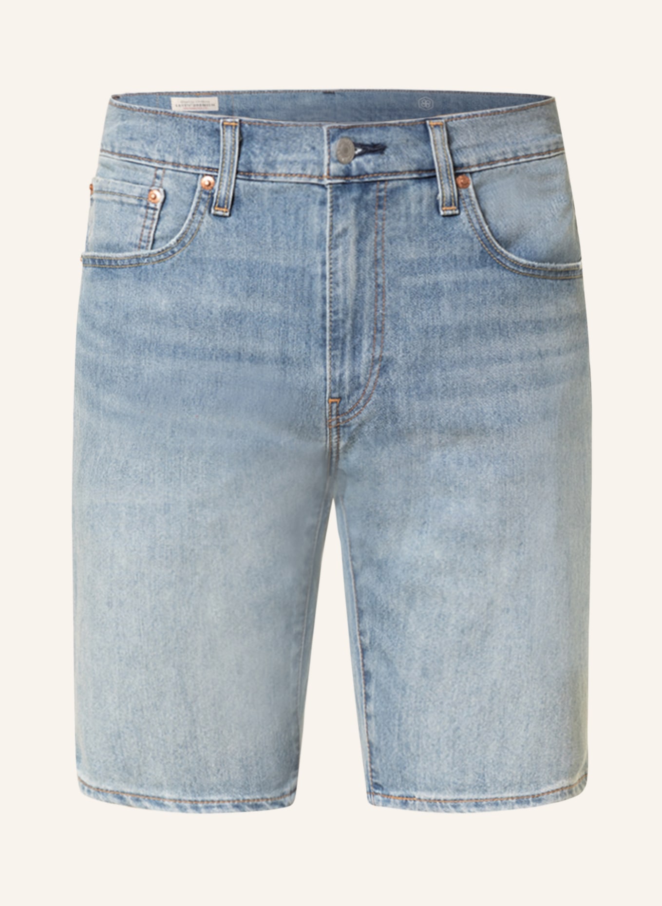 Levi's® Jeansshorts 405 Standard Fit, Farbe: 02 Med Indigo - Worn In (Bild 1)