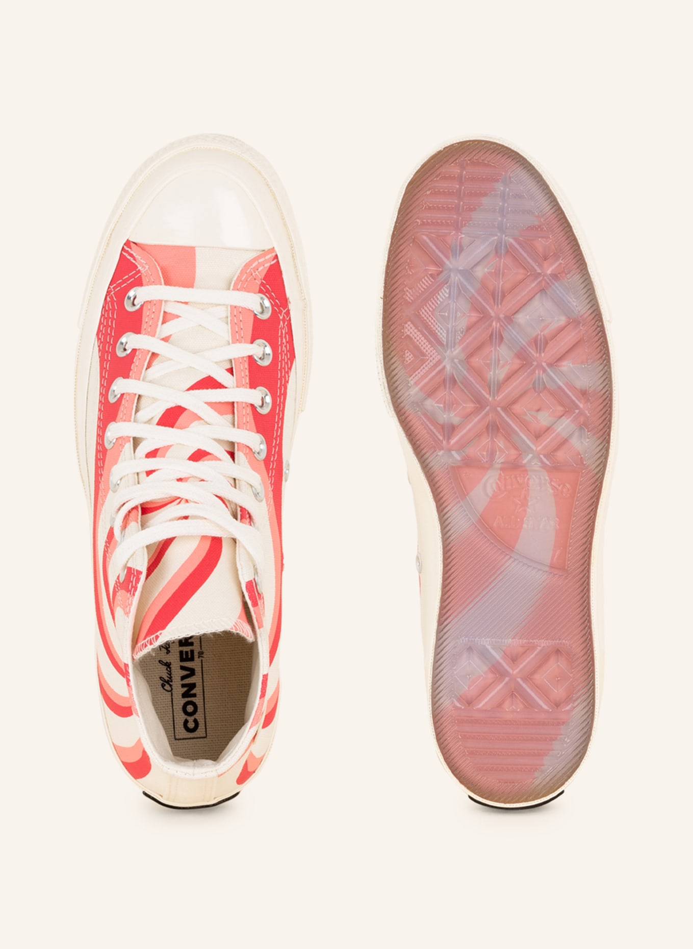 CONVERSE High-top sneakers CHUCK 70, Color: CREAM/ PINK (Image 5)