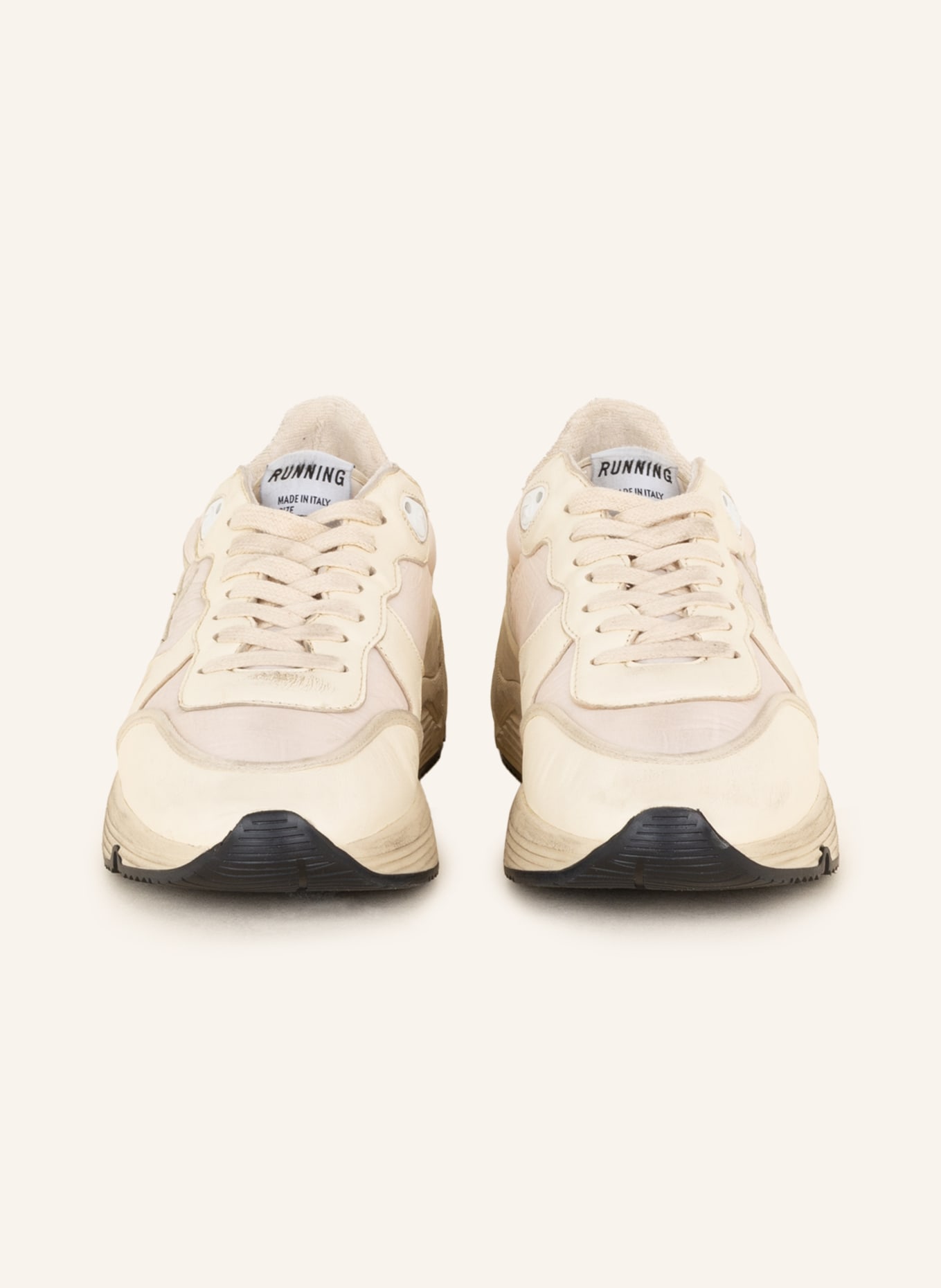 GOLDEN GOOSE Sneakers RUNNING SOLE, Color: WHITE/ LIGHT PINK (Image 3)
