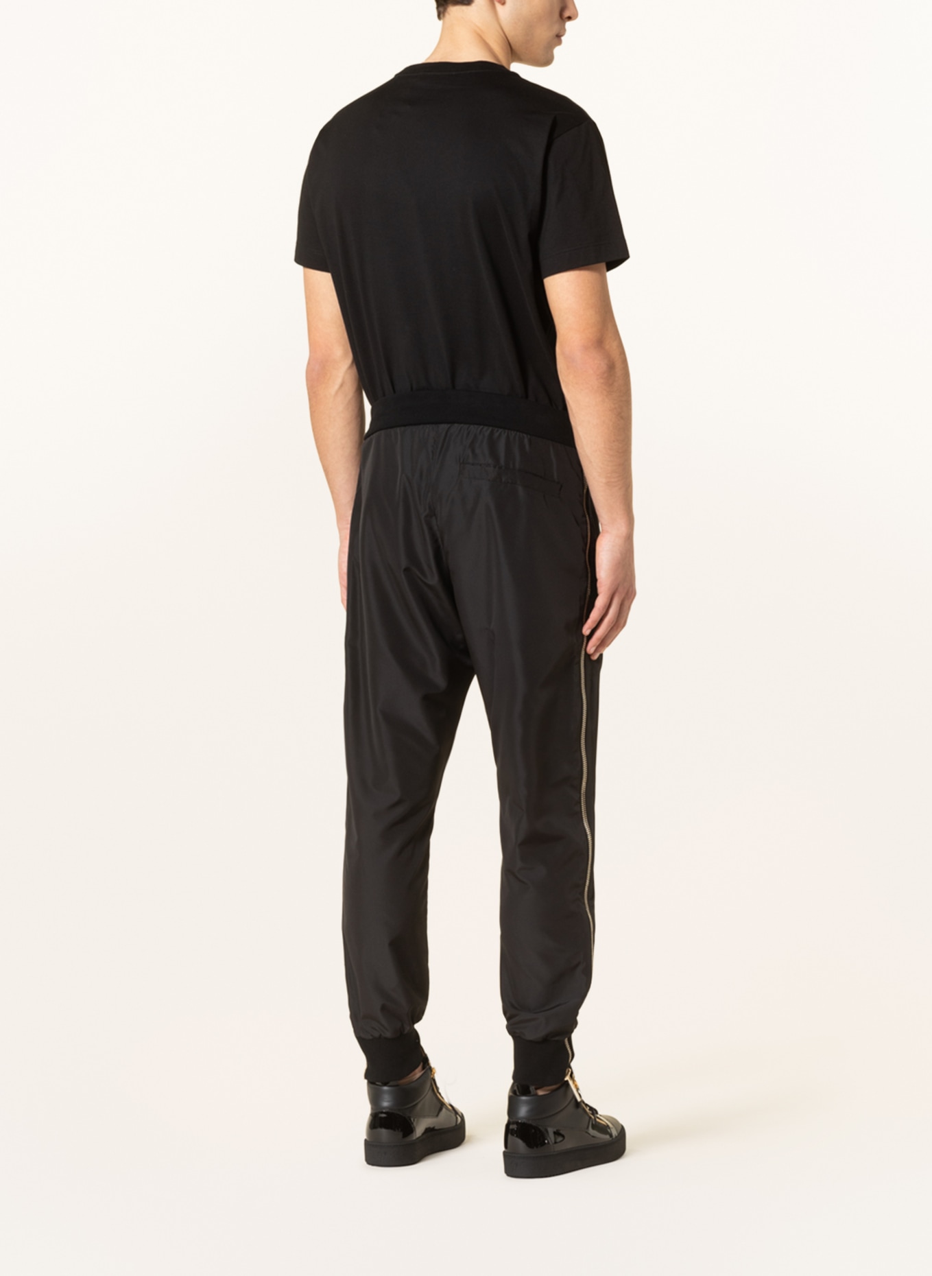 GIUSEPPE ZANOTTI DESIGN Pants in jogger style, Color: BLACK (Image 3)