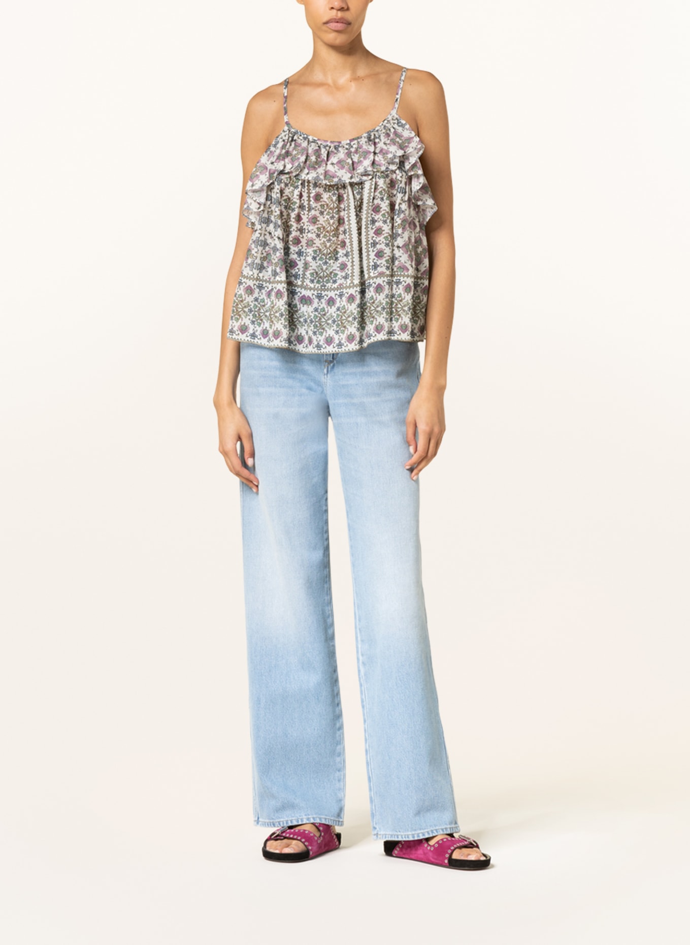 ISABEL MARANT Mom jeans DILESKOA, Color: 30LU LIGHT BLUE (Image 2)
