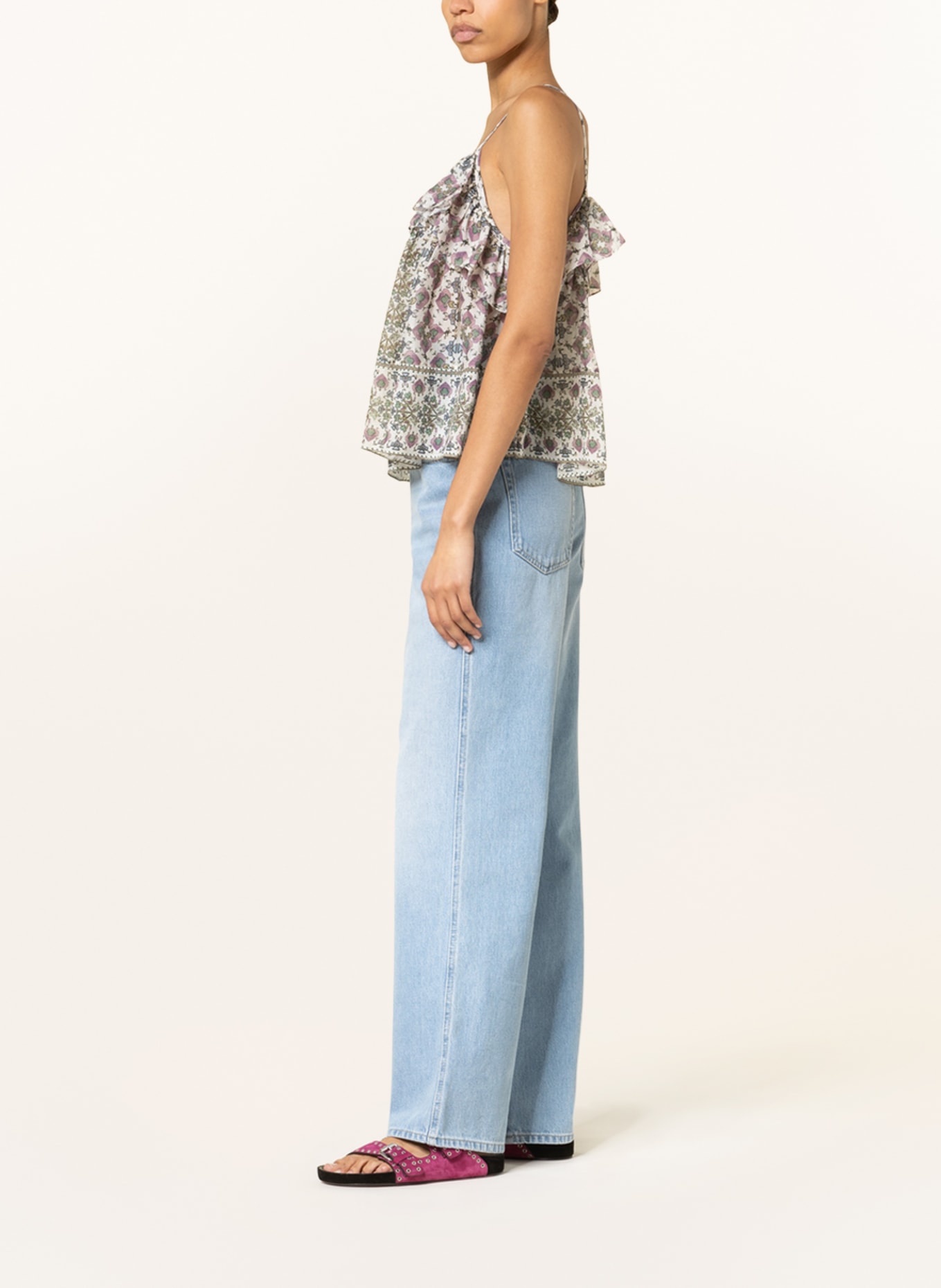 ISABEL MARANT Mom jeans DILESKOA, Color: 30LU LIGHT BLUE (Image 4)