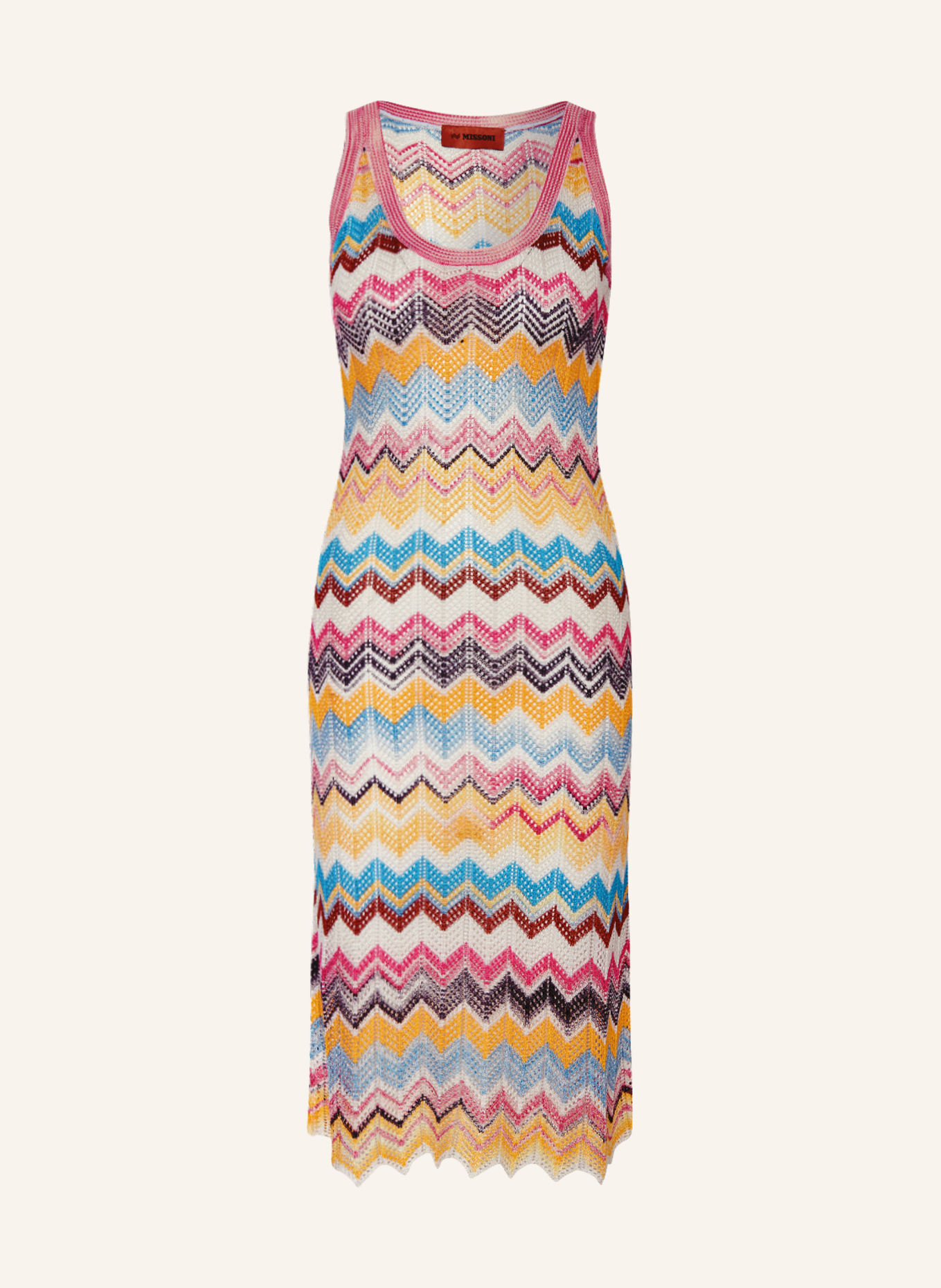 MISSONI Beach dress, Color: WHITE/ BLUE/ YELLOW (Image 1)