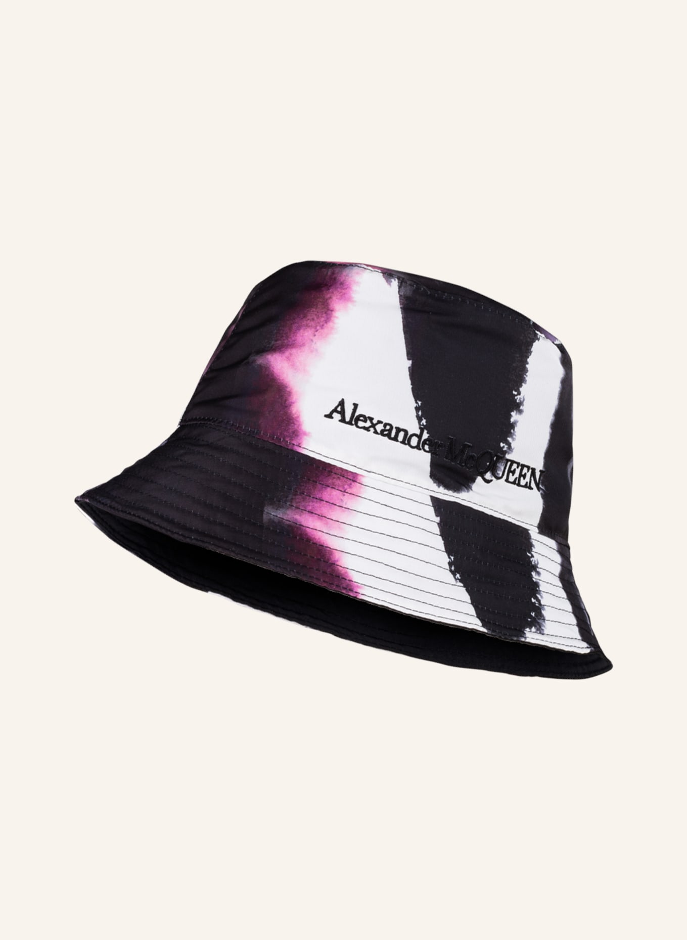 Alexander McQUEEN Oboustranný klobouk Bucket Hat, Barva: ČERNÁ (Obrázek 1)