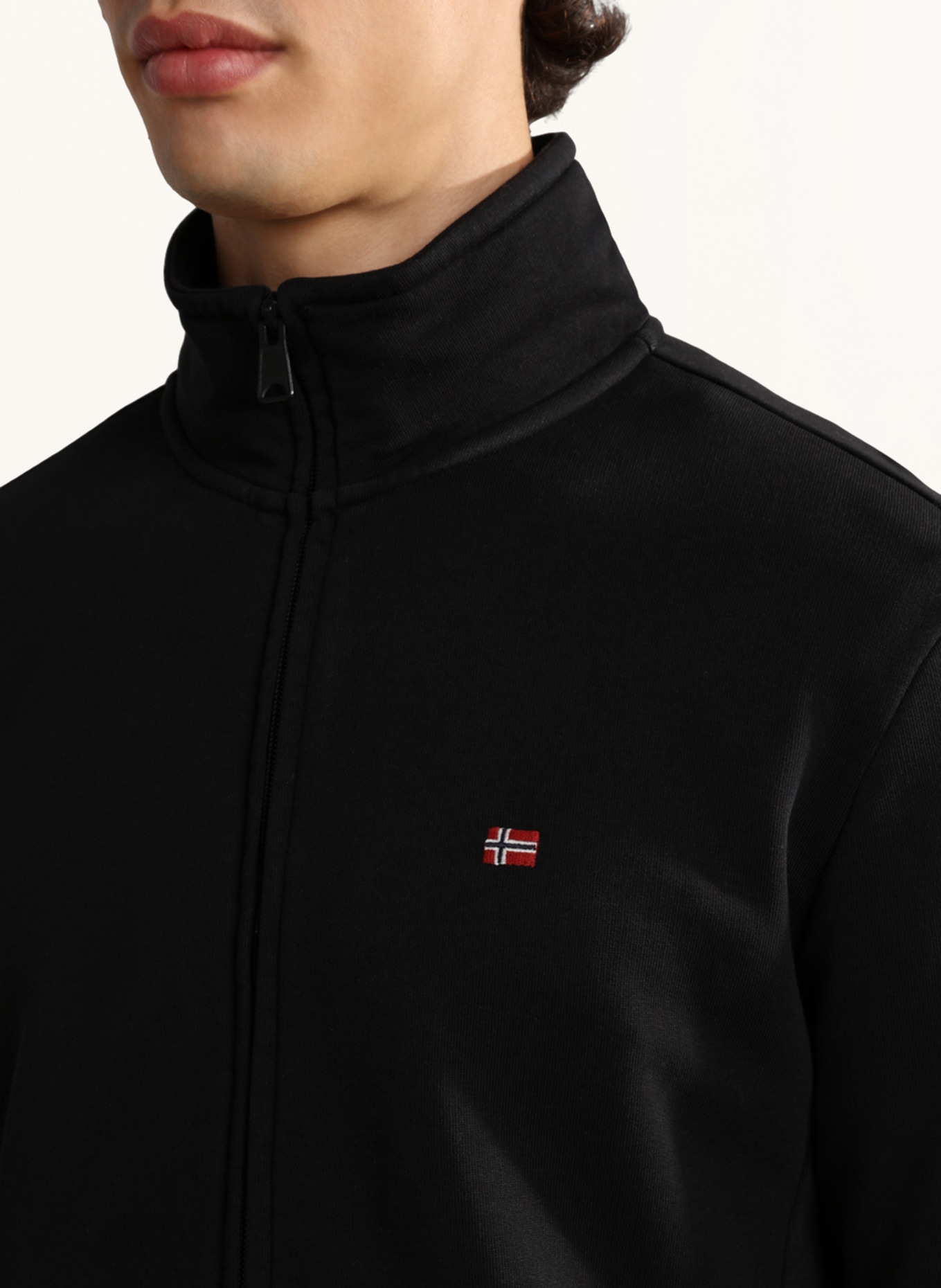 NAPAPIJRI Sweat jacket BALIS, Color: BLACK (Image 4)